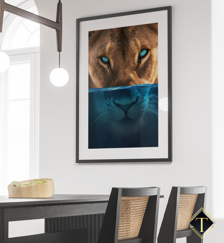 ONDERWATER LEEUWIN POSTER