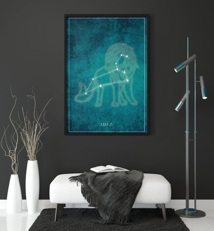 STERRENBEELD LEEUW POSTER