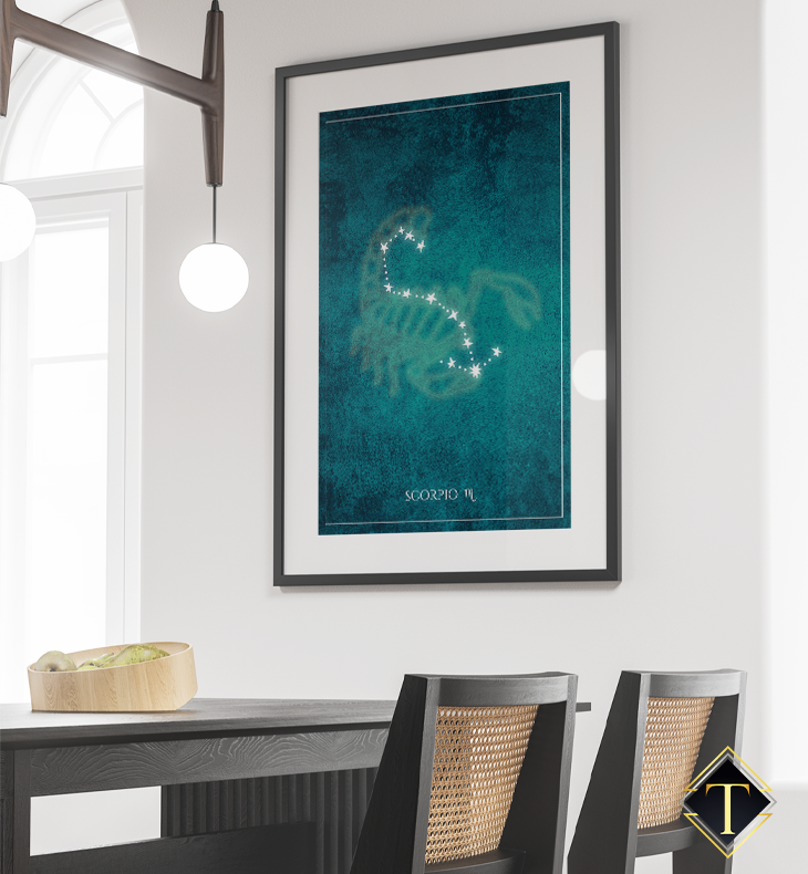 STERRENBEELD SCHORPIOEN POSTER