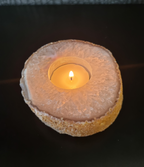 Agaat waxinelichthouder