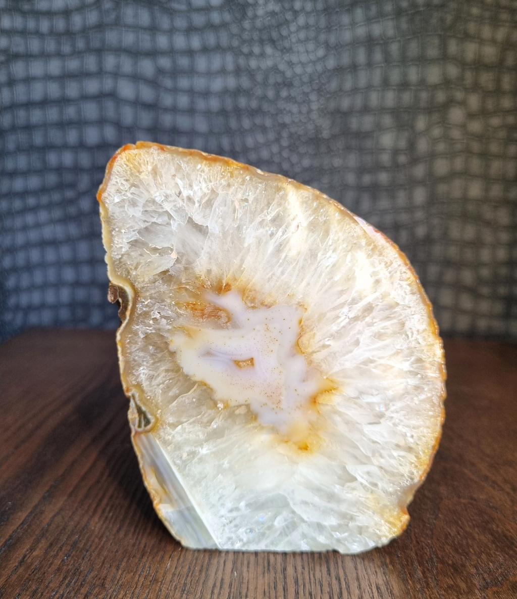 Agaat waxinelichthouder