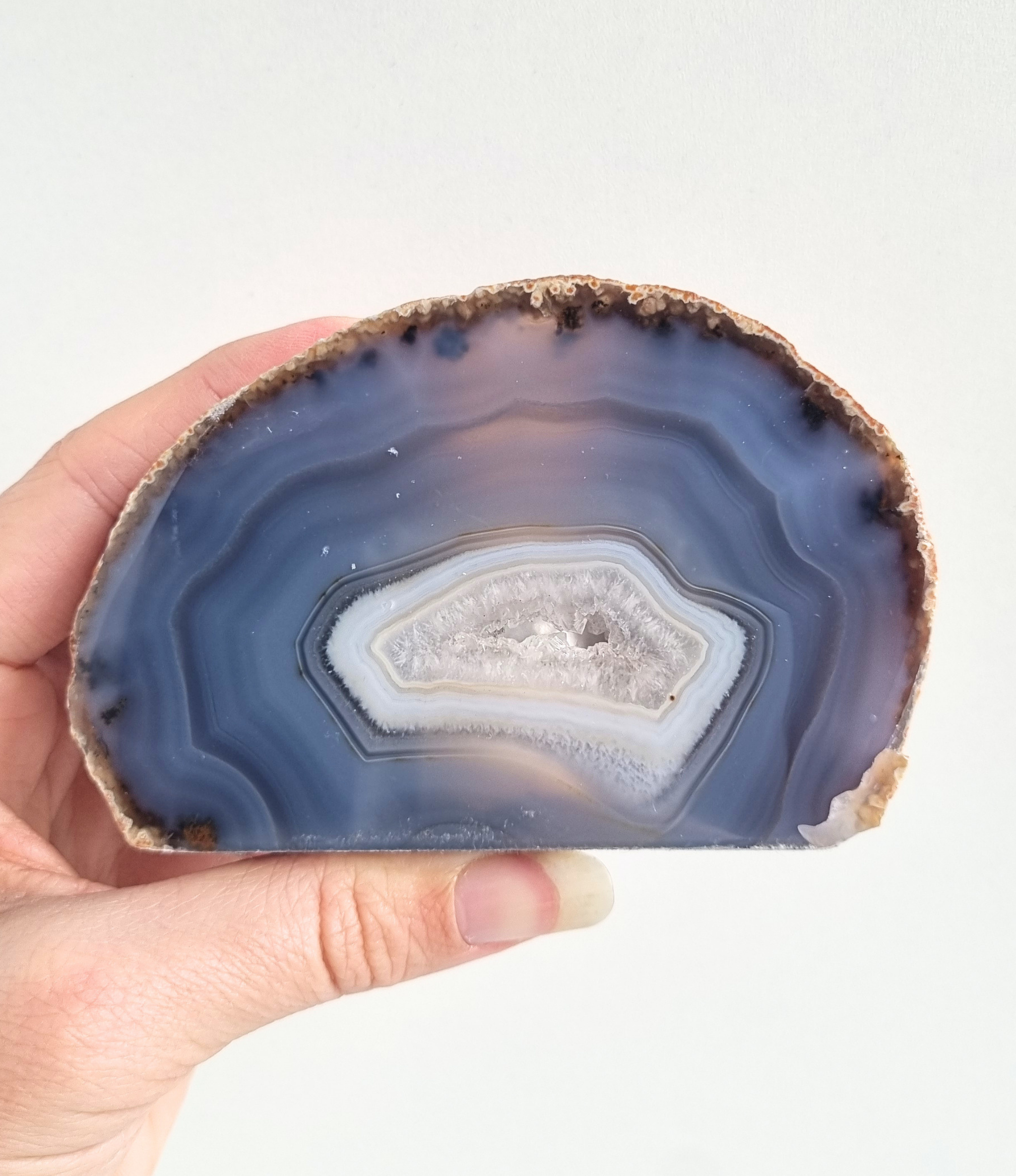 Agaat waxinelichthouder