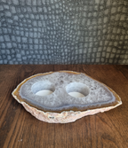 Agaat waxinelichthouder