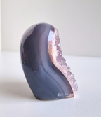 Amethist met agaat free form