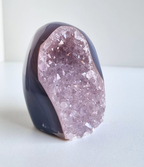 Amethist met agaat free form