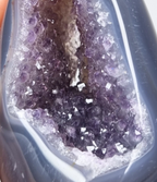 Amethist met agaat free form