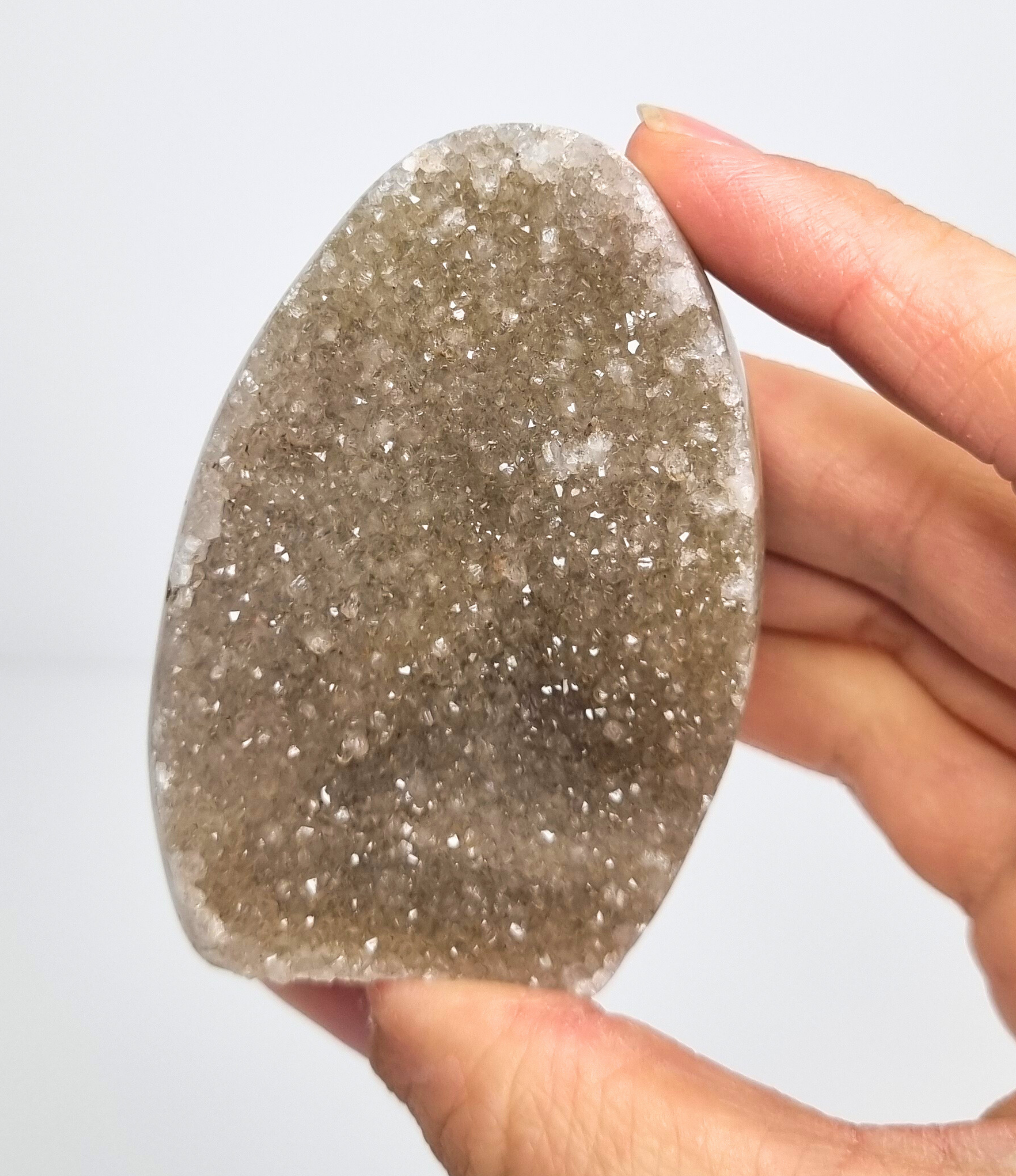 Amethist met agaat free form