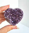 Amethist met agaat hart