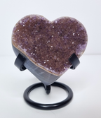 Amethist met agaat hart