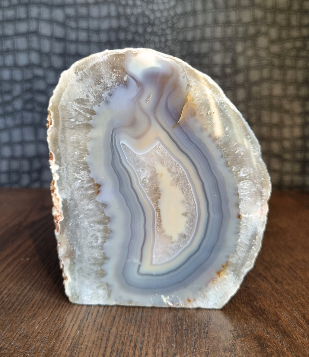 Agaat waxinelichthouder