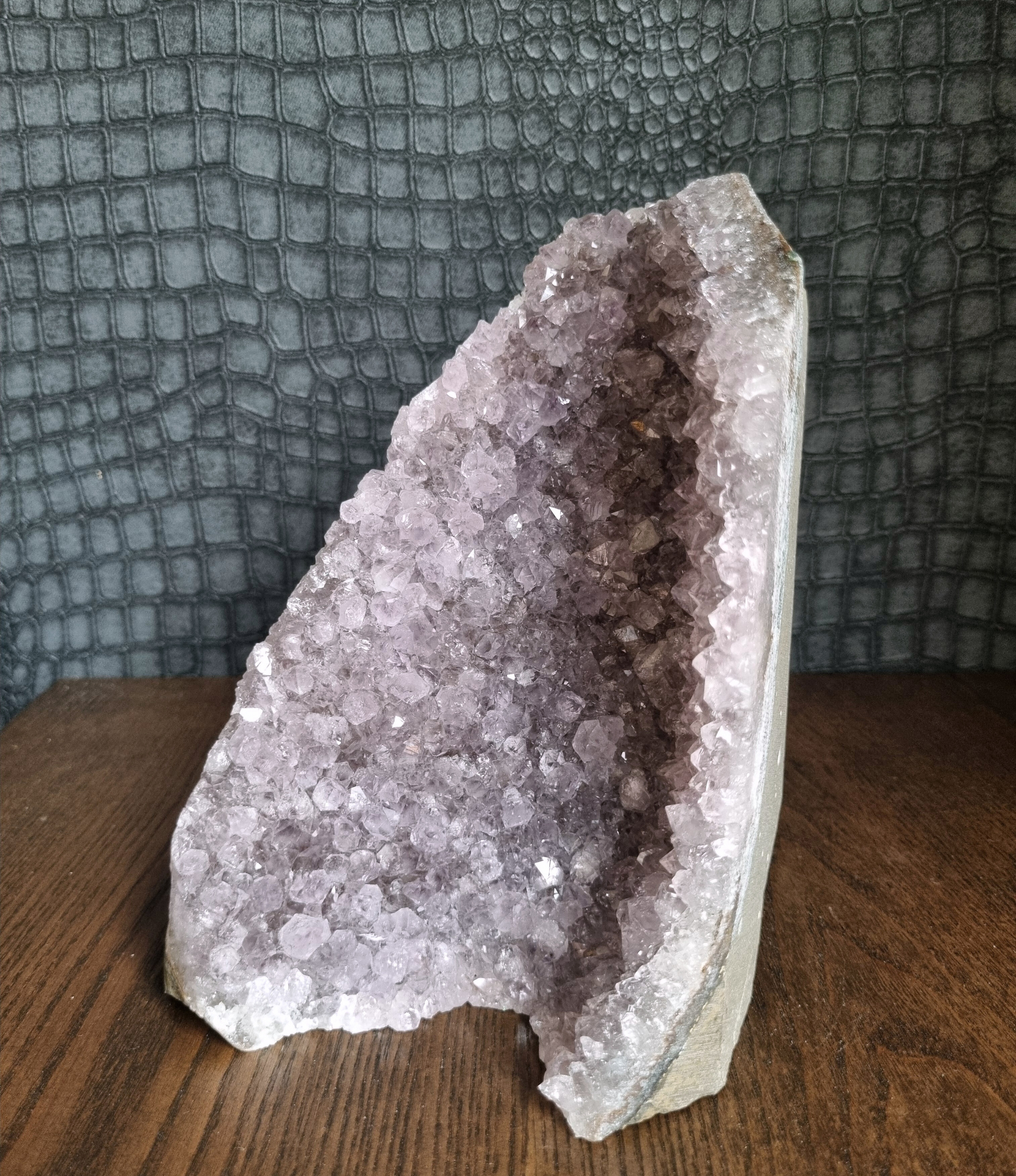 Amethist op standvlak