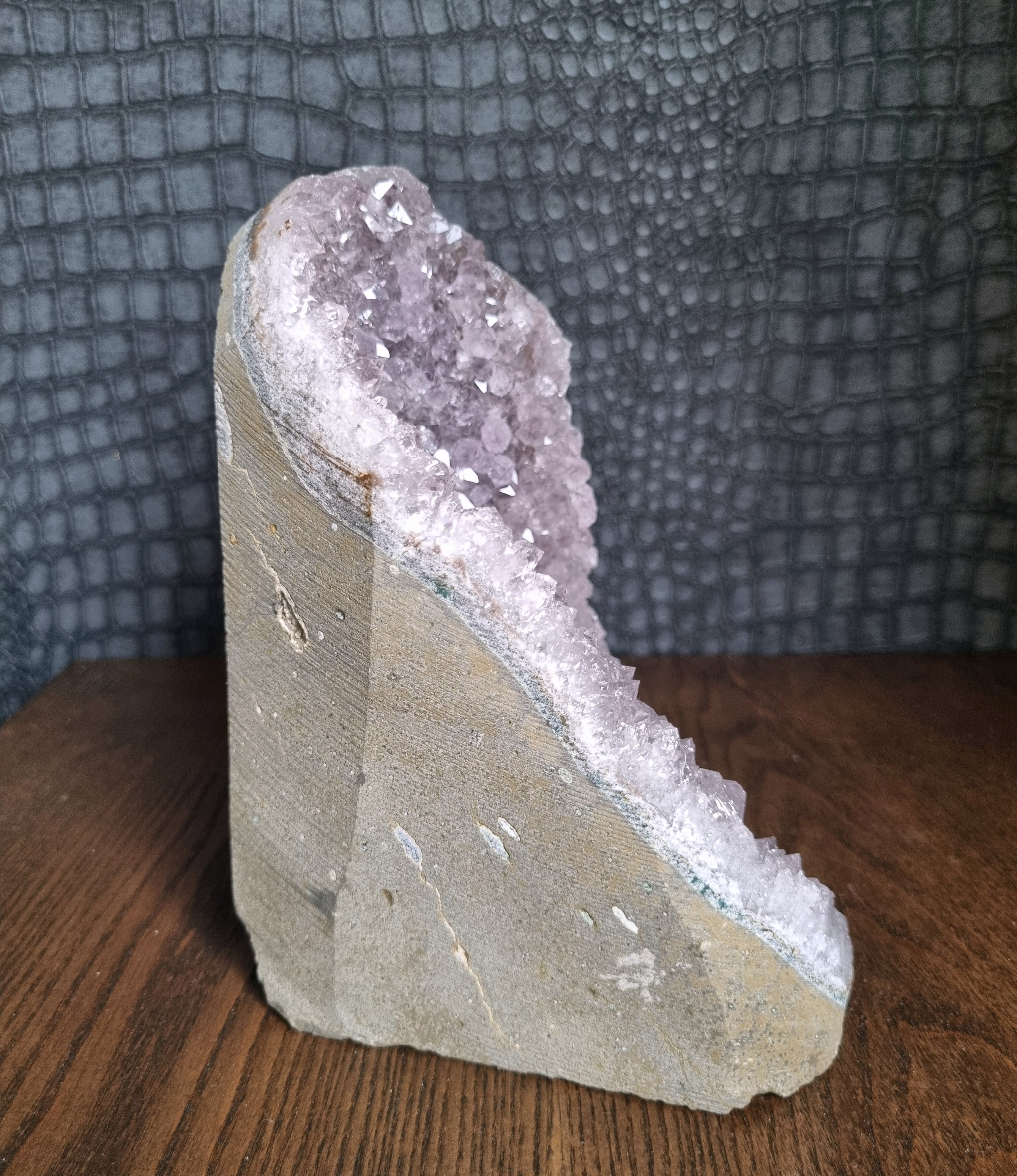 Amethist op standvlak