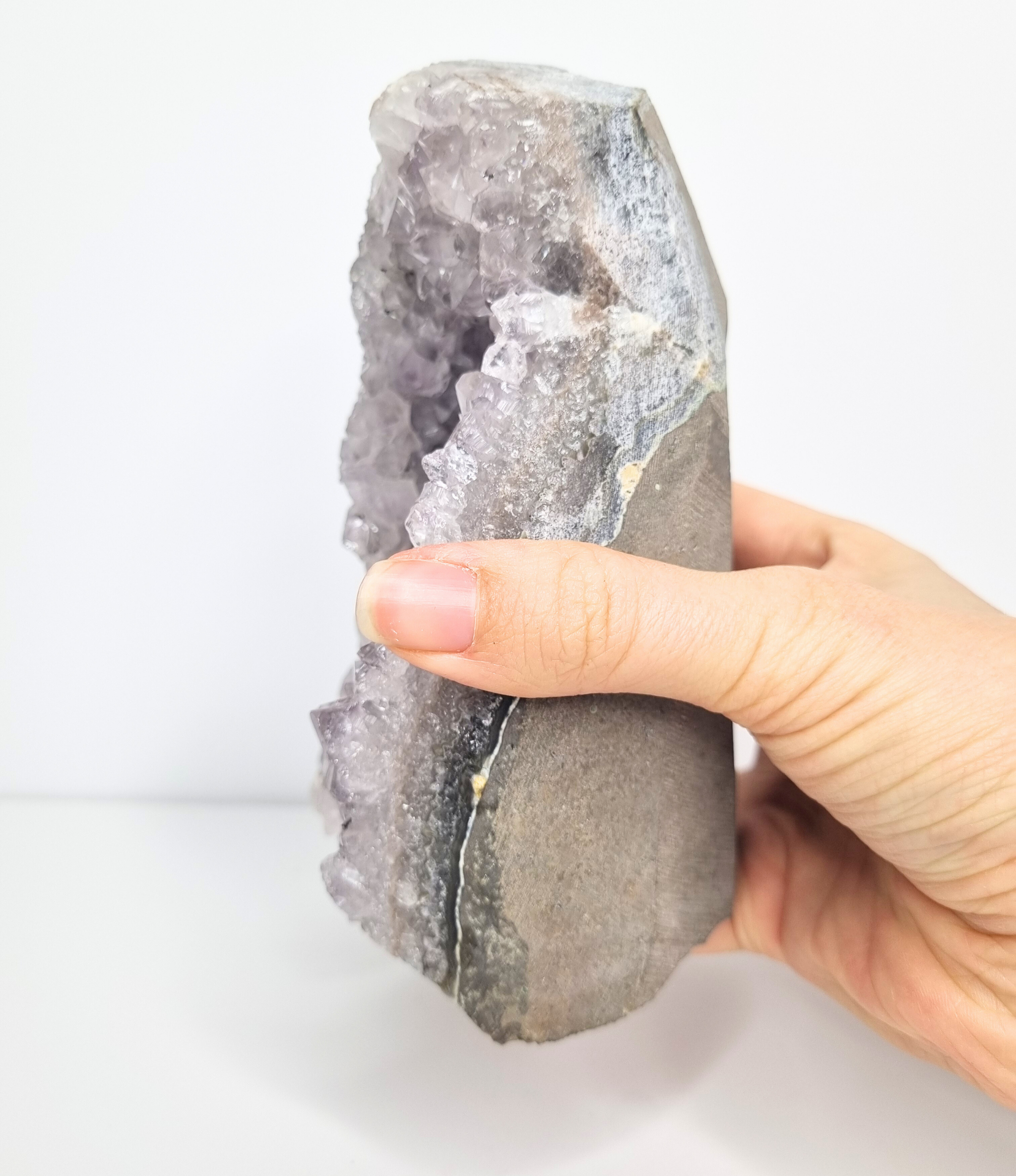 Amethist op standvlak