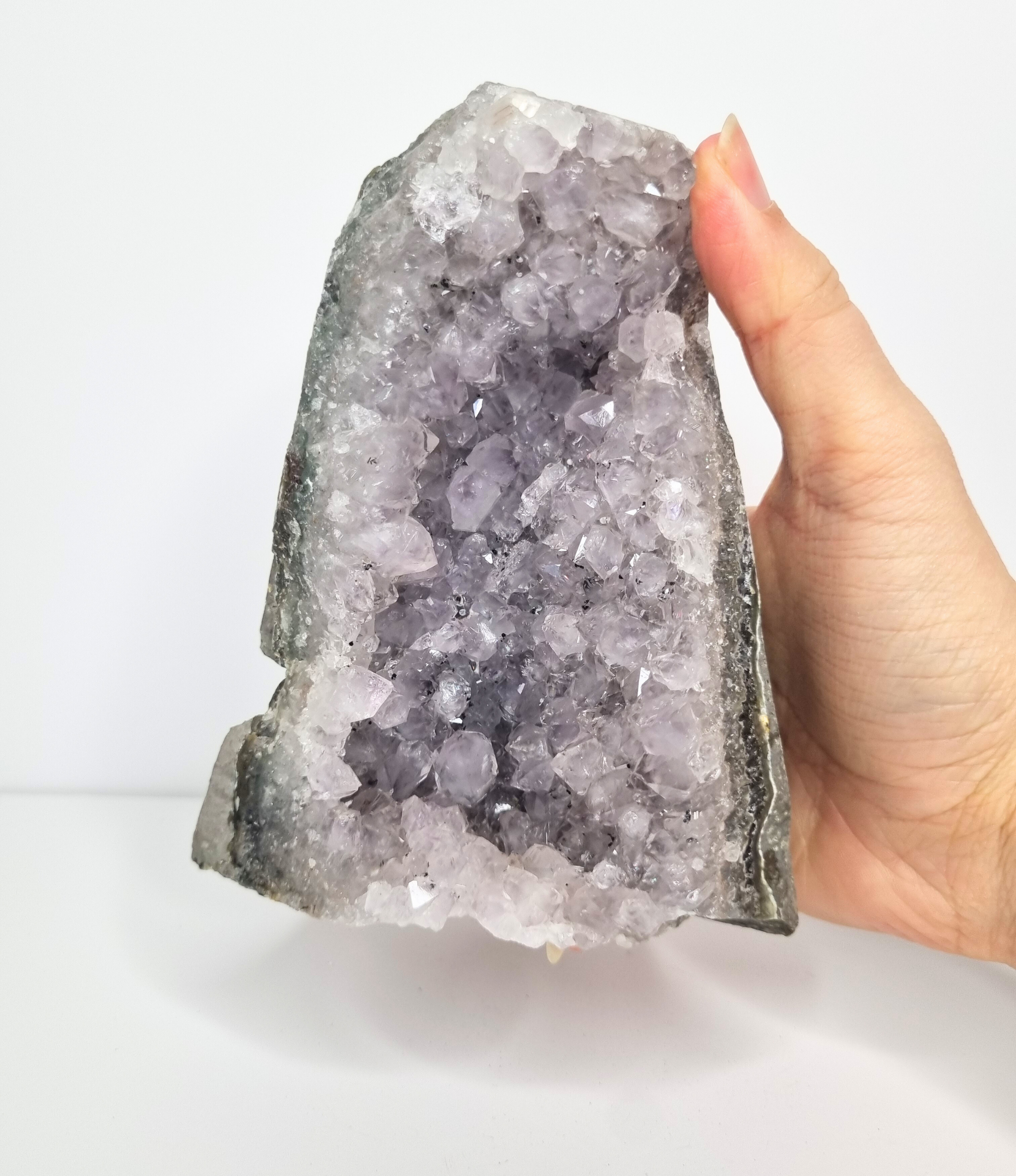 Amethist op standvlak