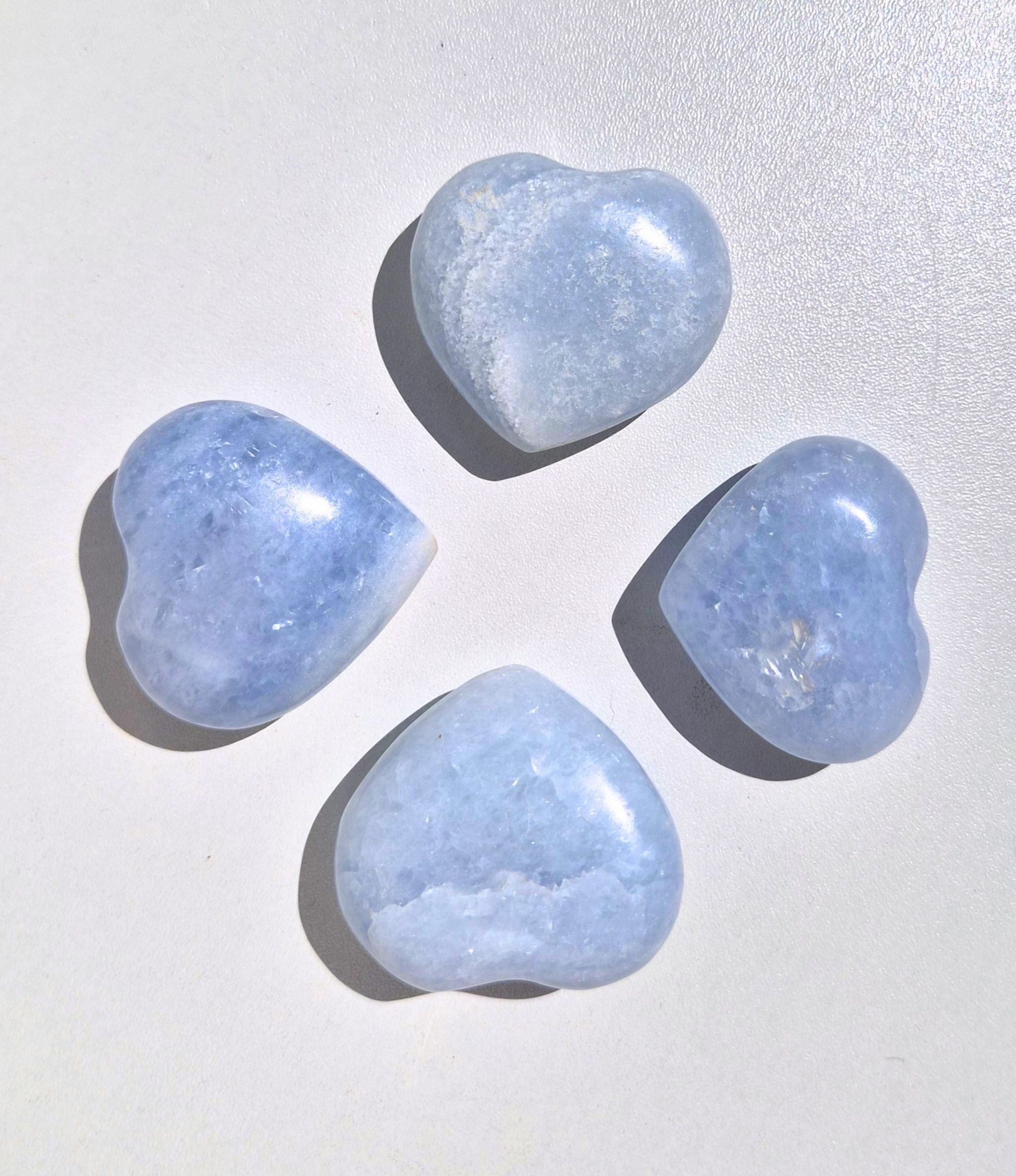 Hart - Blauwe calciet