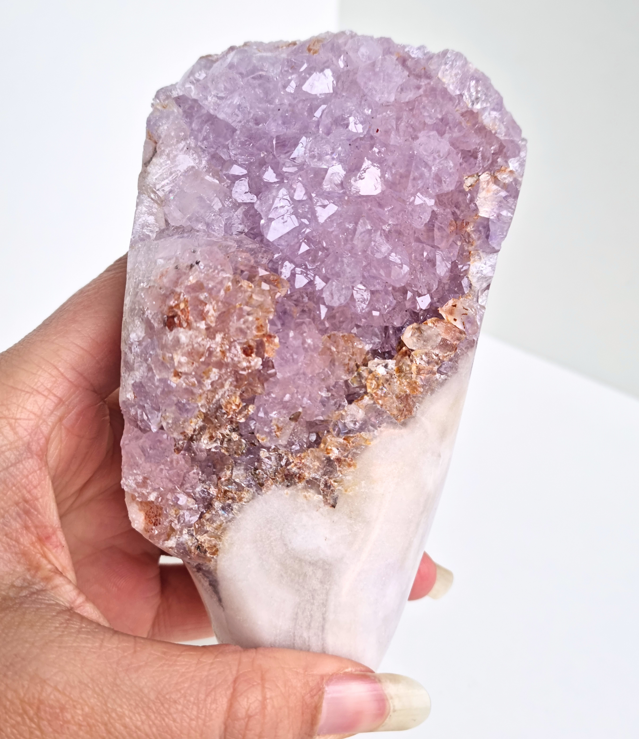 Roze amethist free form