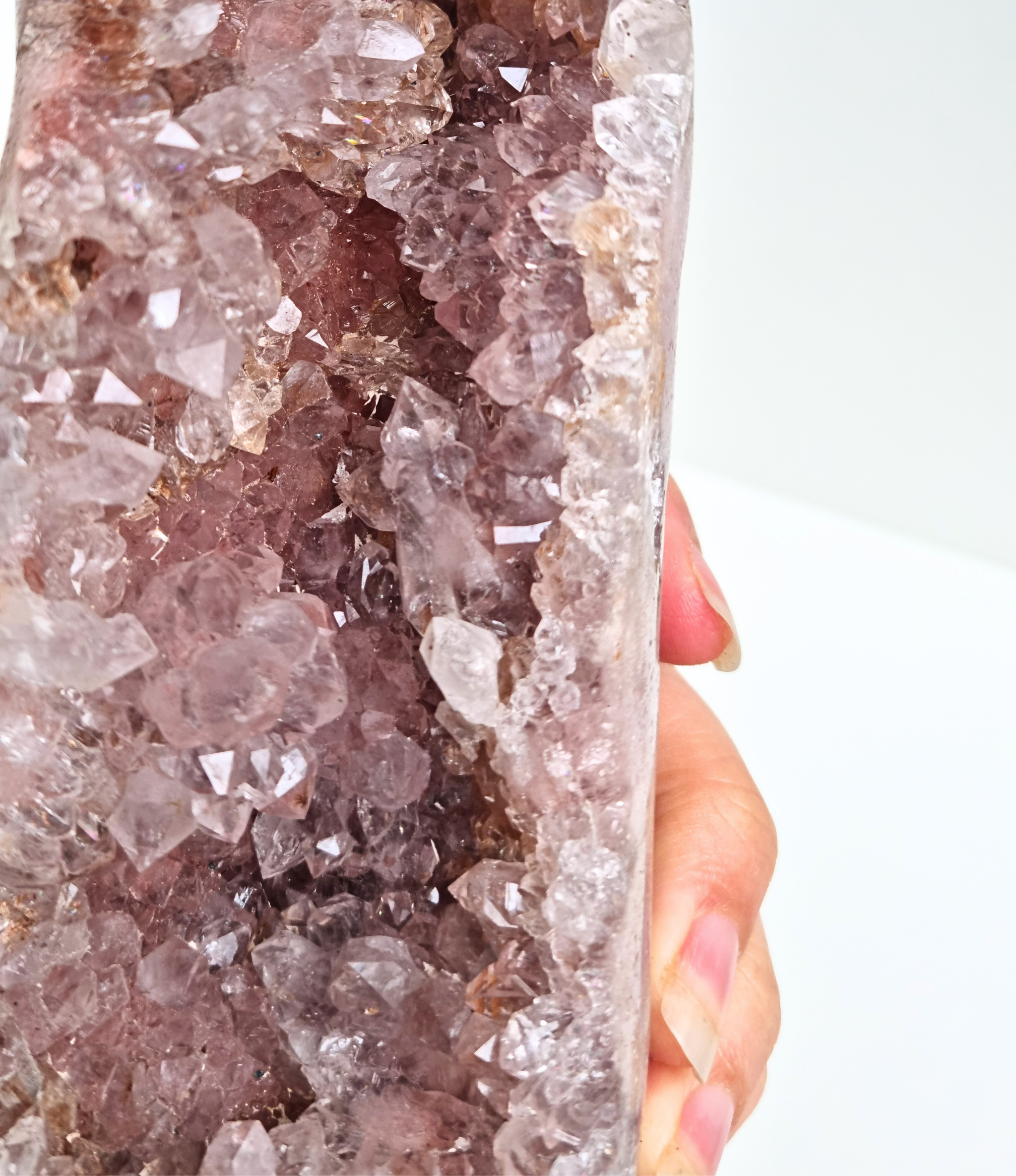 Roze amethist free form