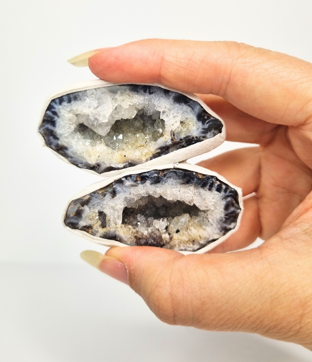 Agaat geode paartjes #9