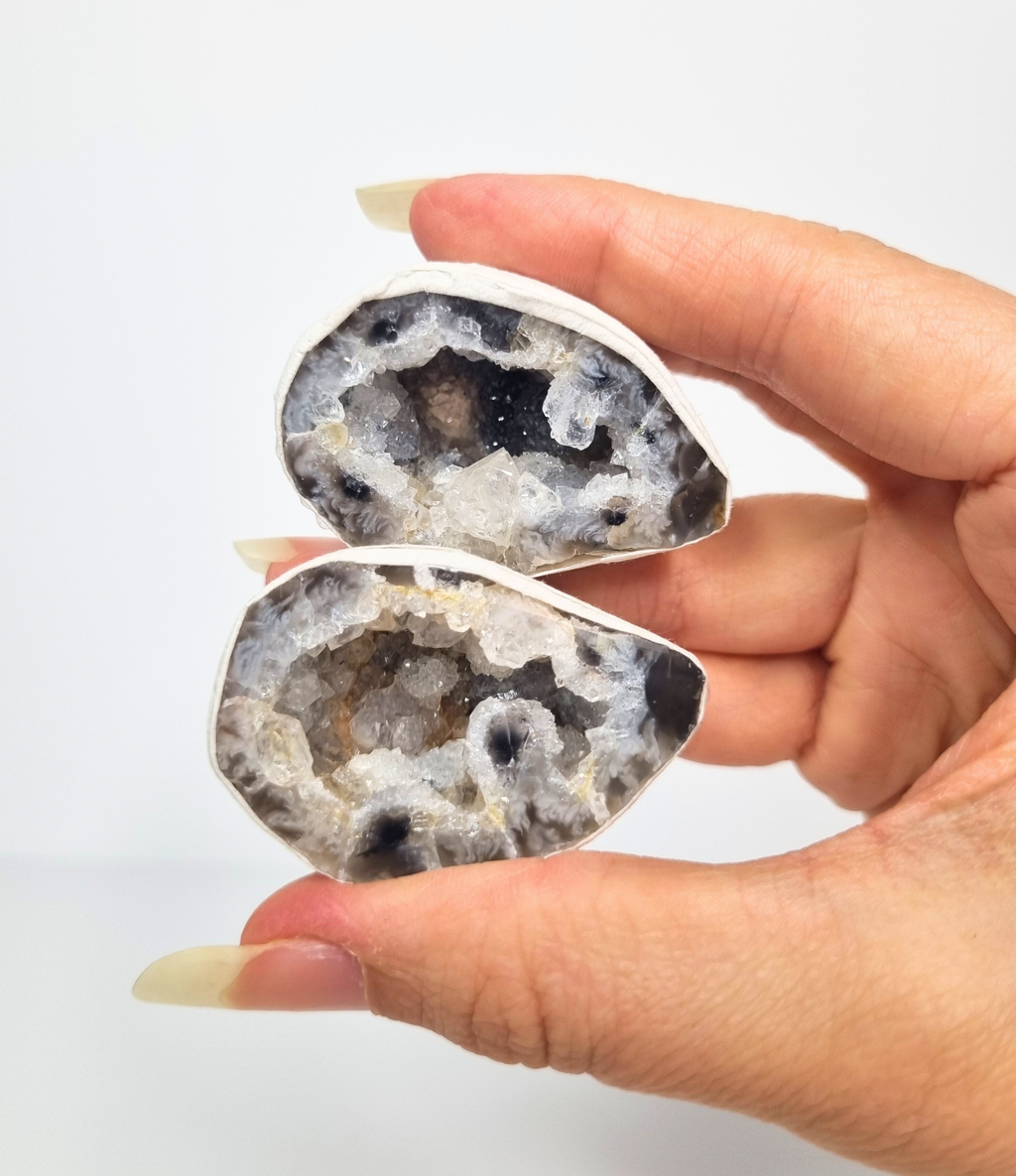 Agaat geode paartjes #2