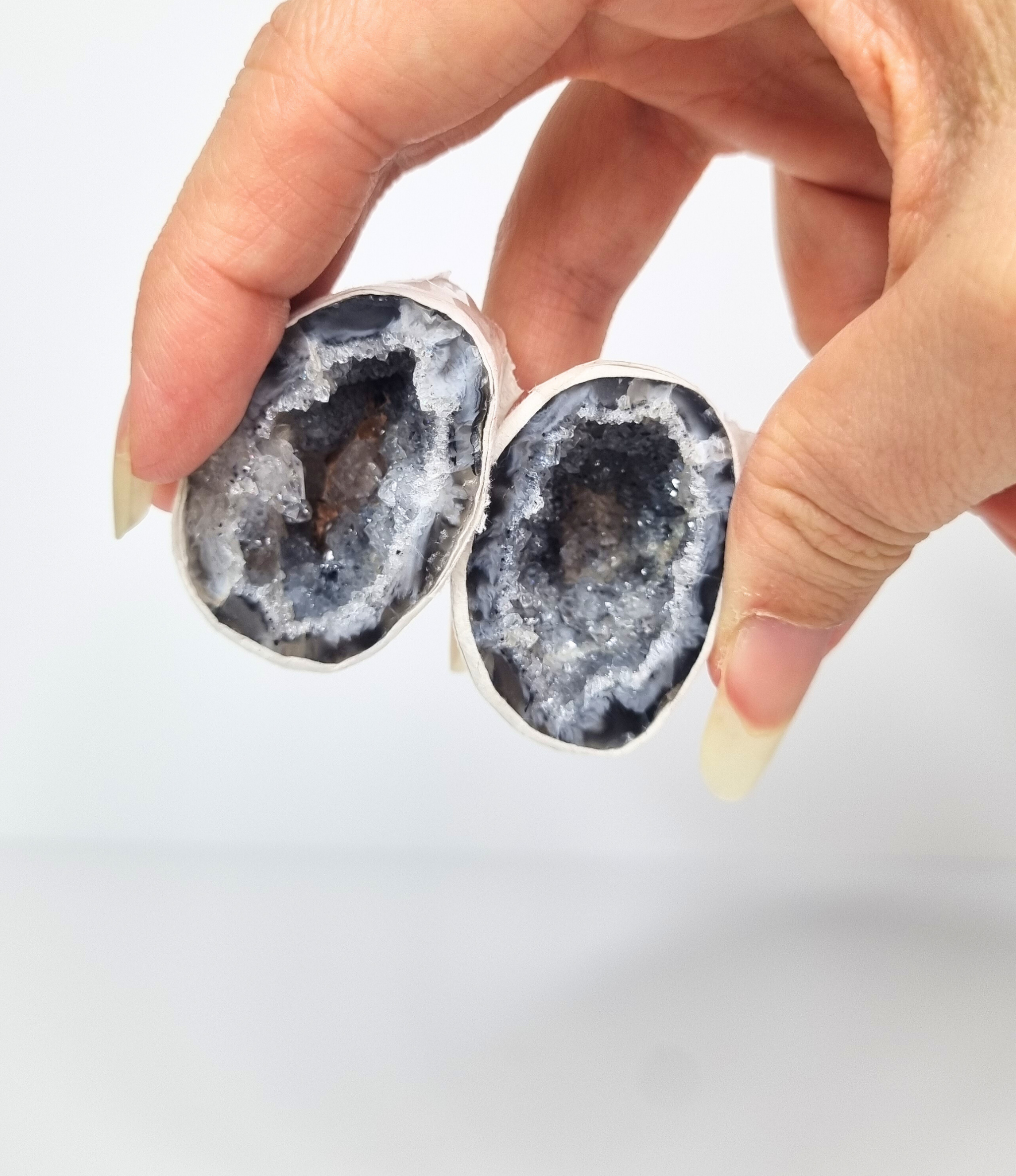 Agaat geode paartjes #4