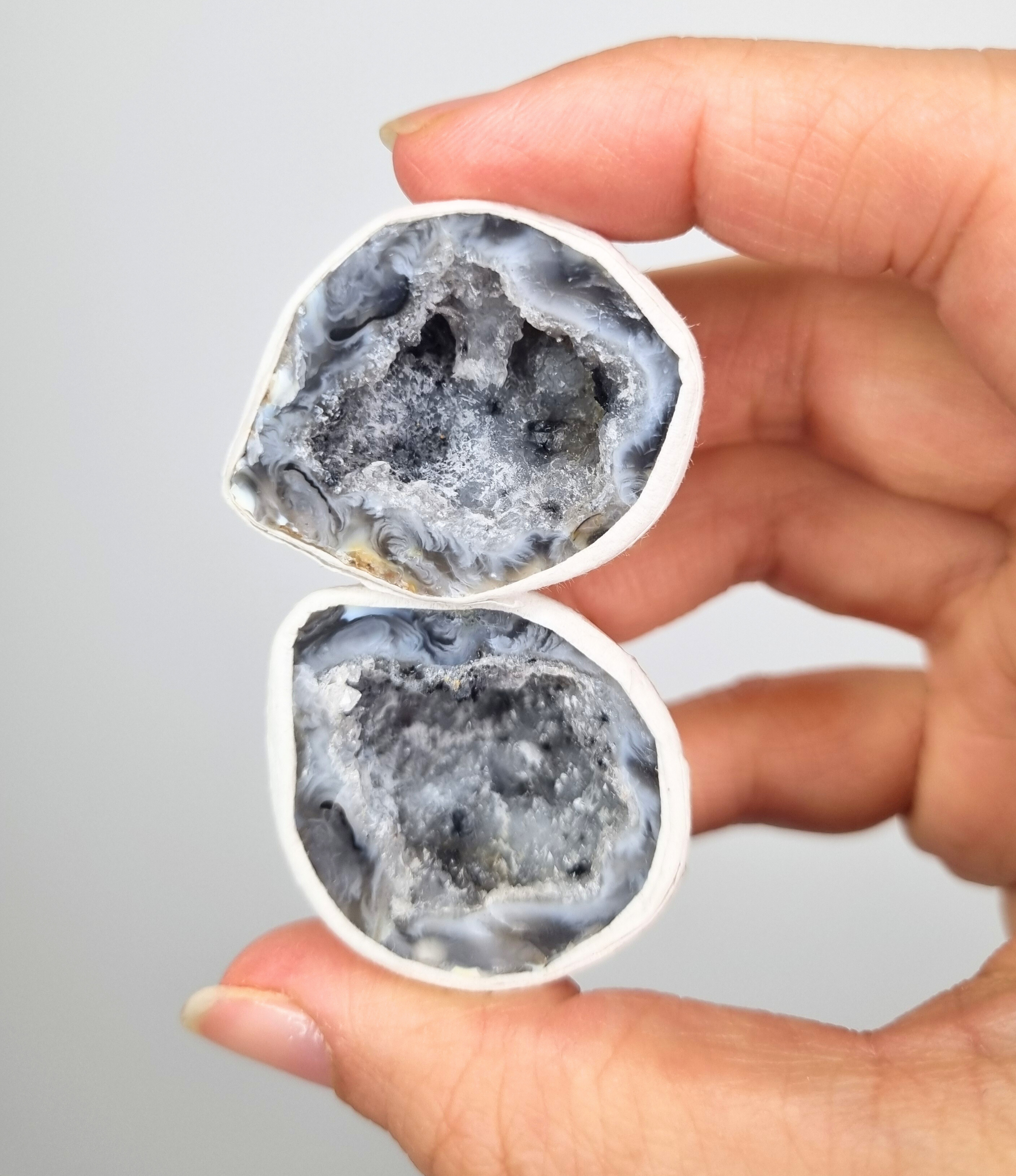 Agaat geode paartjes #5