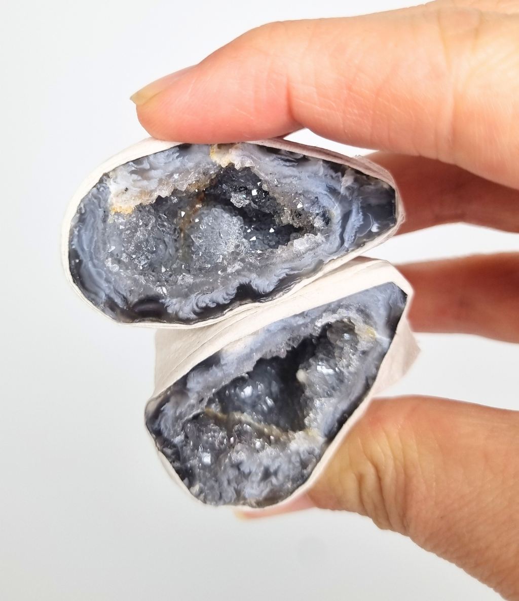 Agaat geode paartjes #11