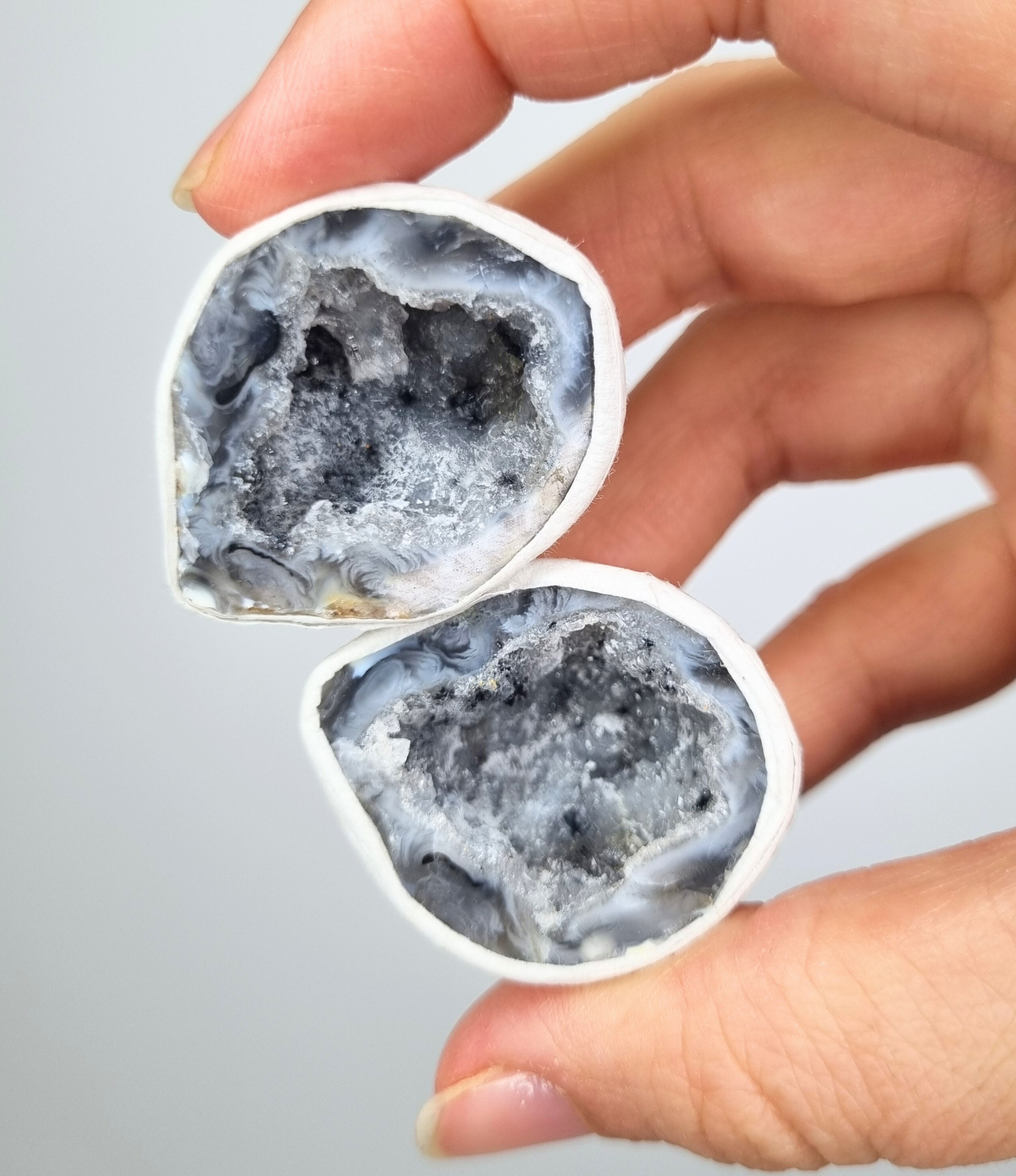 Agaat geode paartjes #5