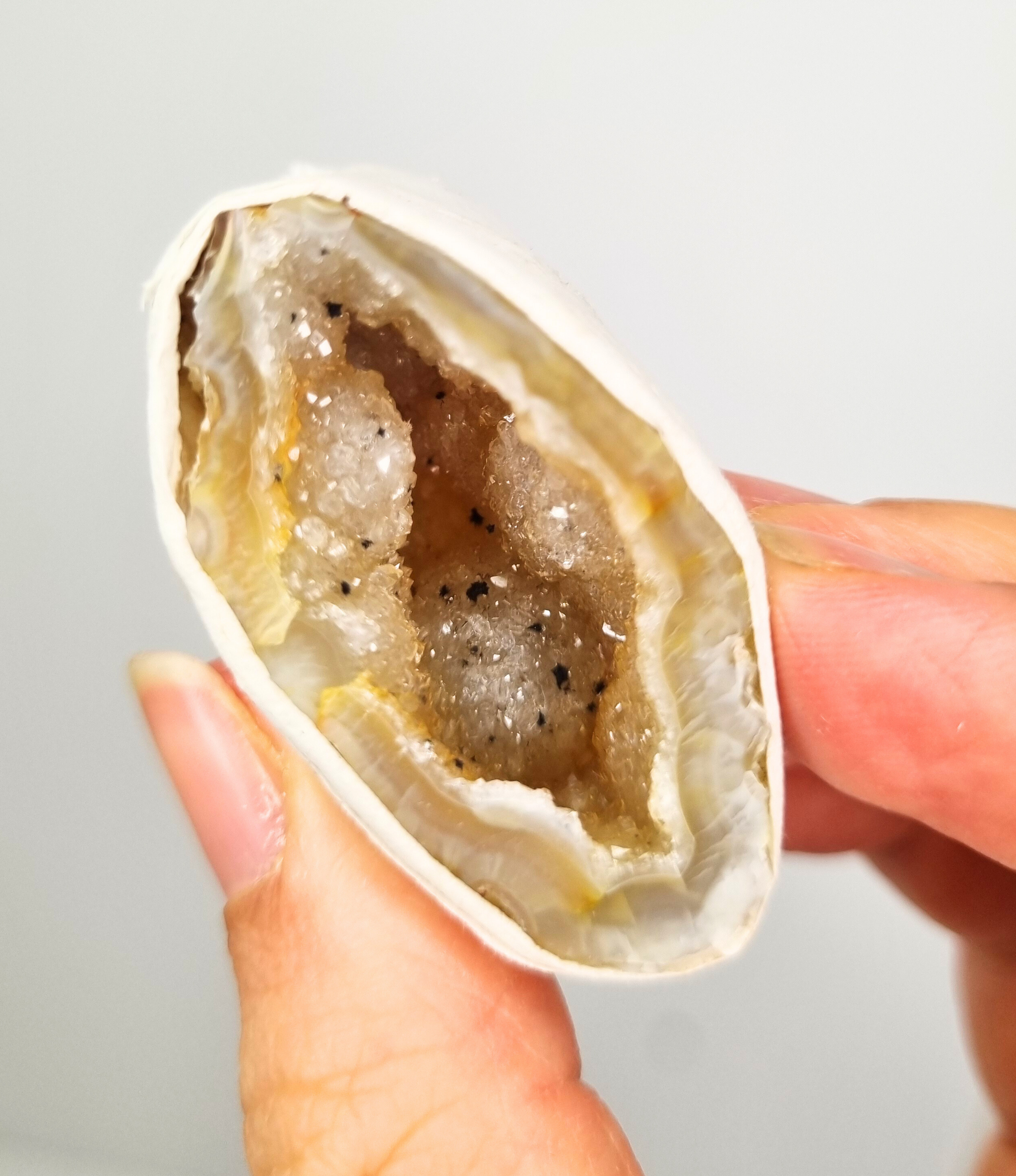 Agaat geode paartjes #6