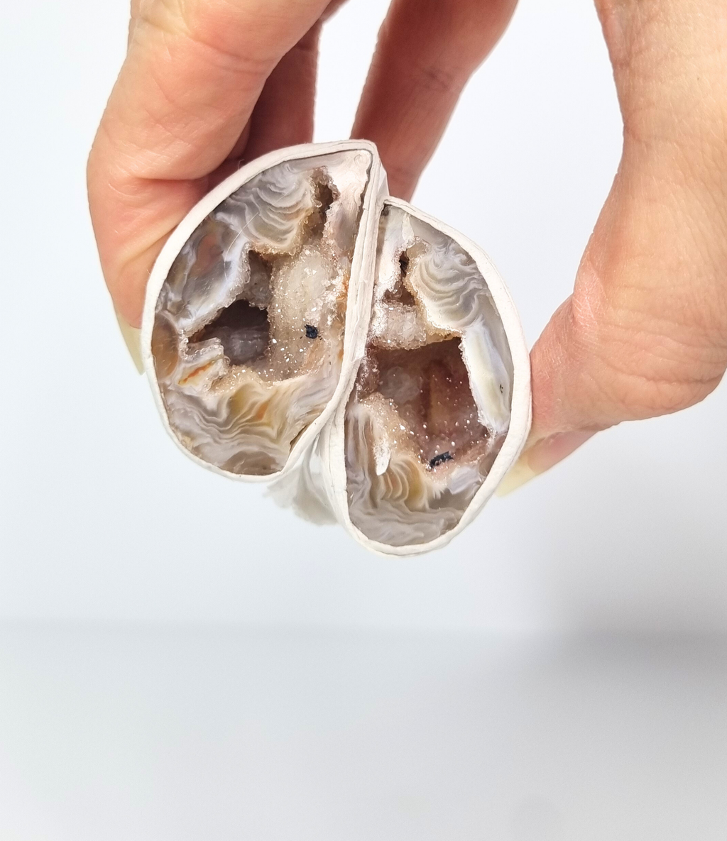 Agaat geode paartjes #5