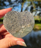 Amethyst with agate heart