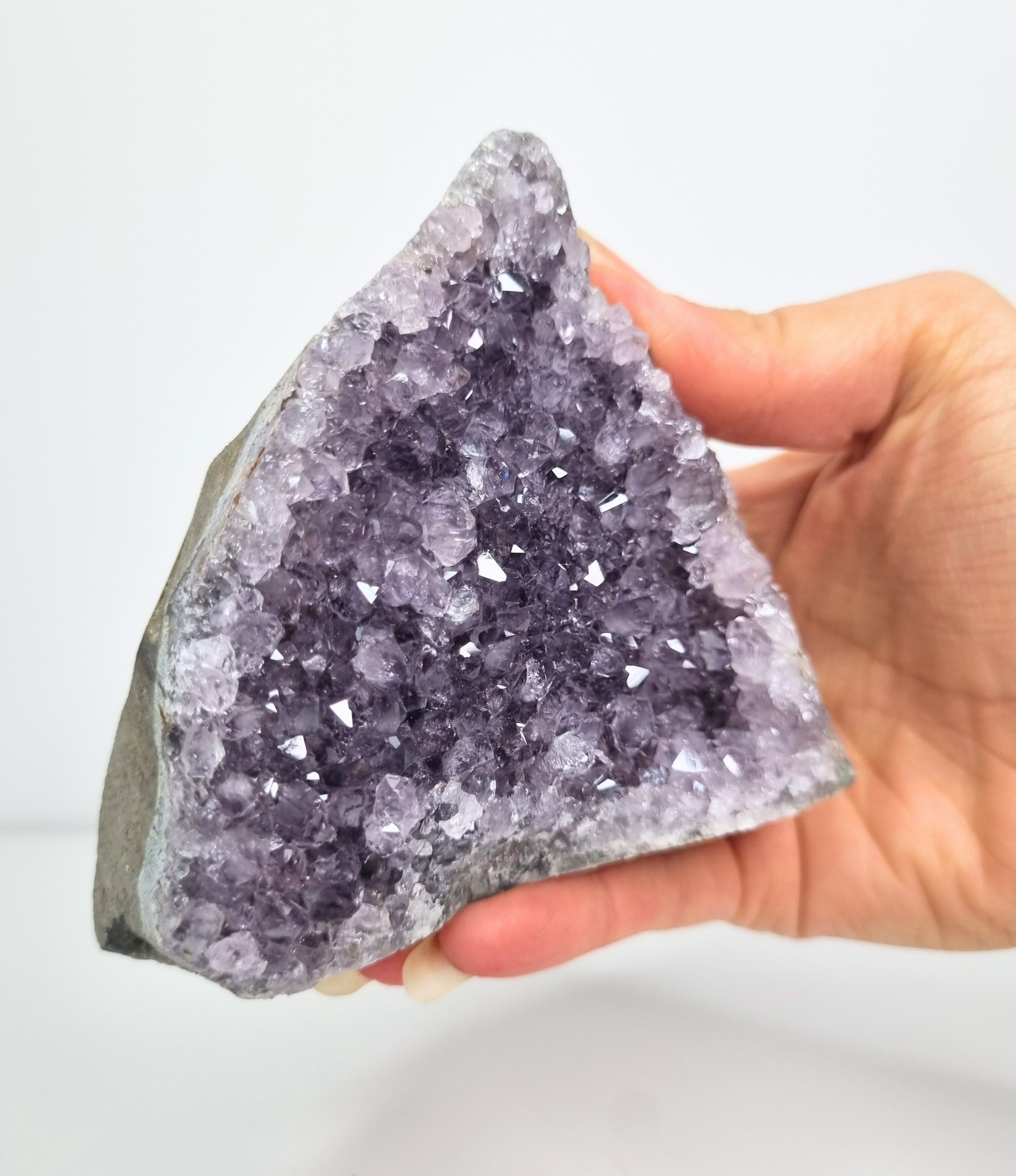 Amethist op standvlak