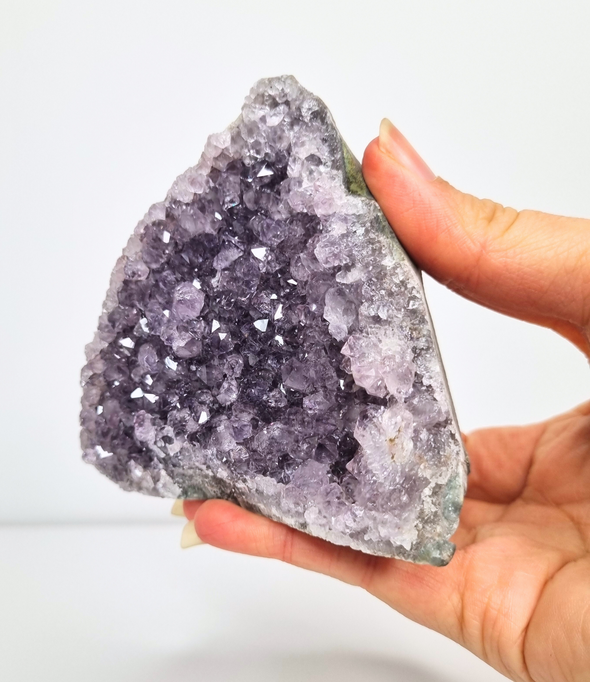 Amethist op standvlak