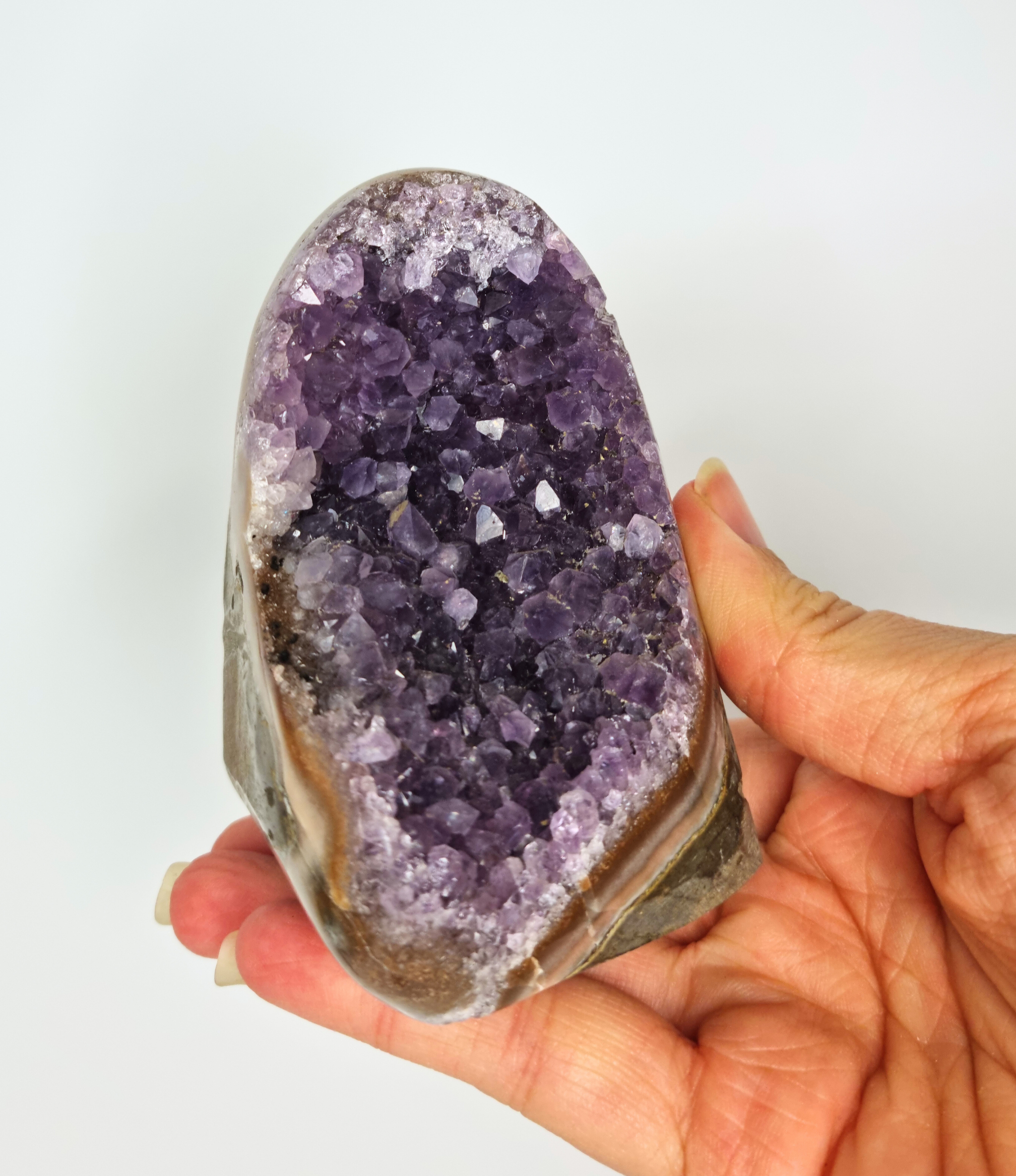 Amethist op standvlak