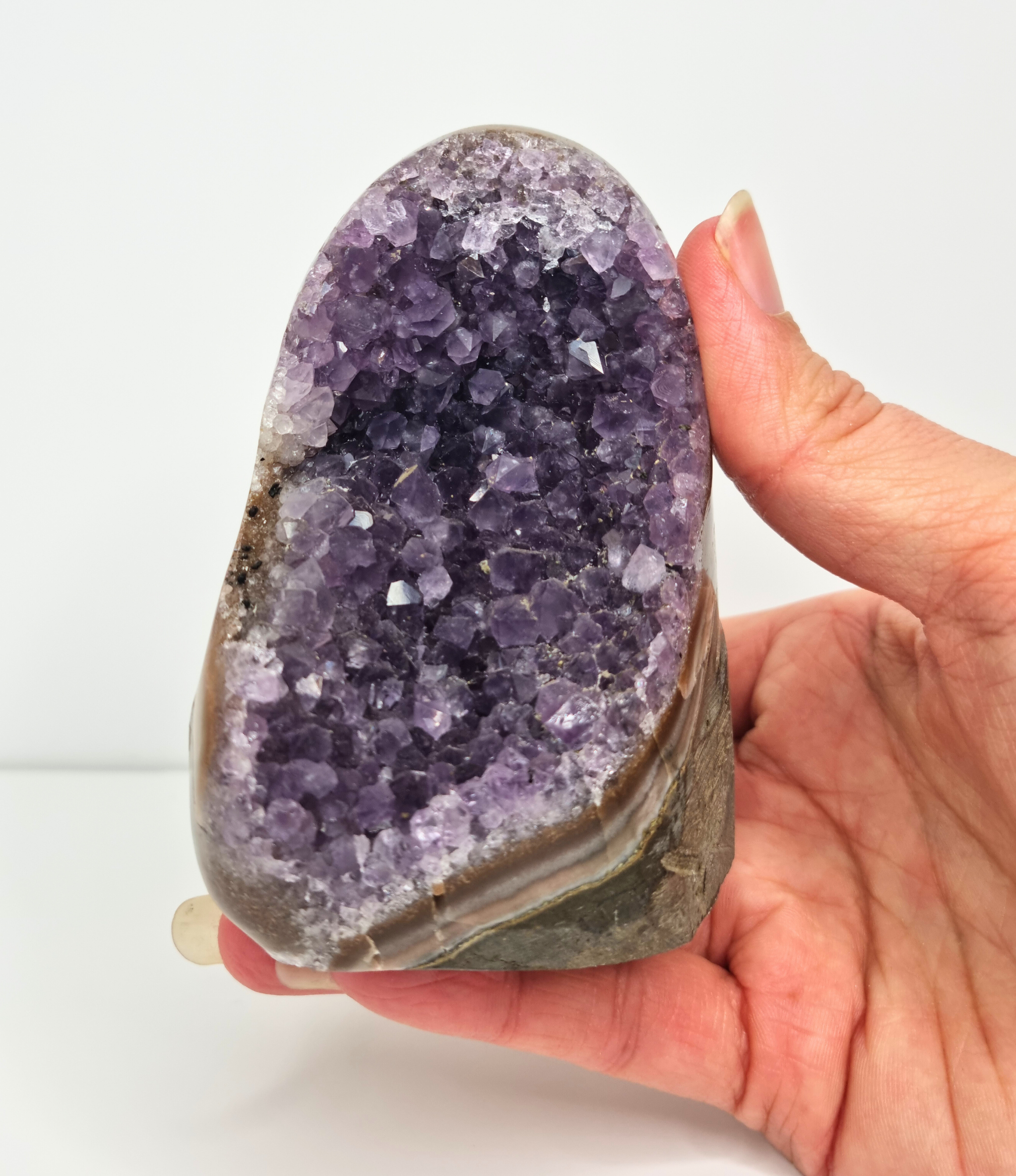 Amethist op standvlak