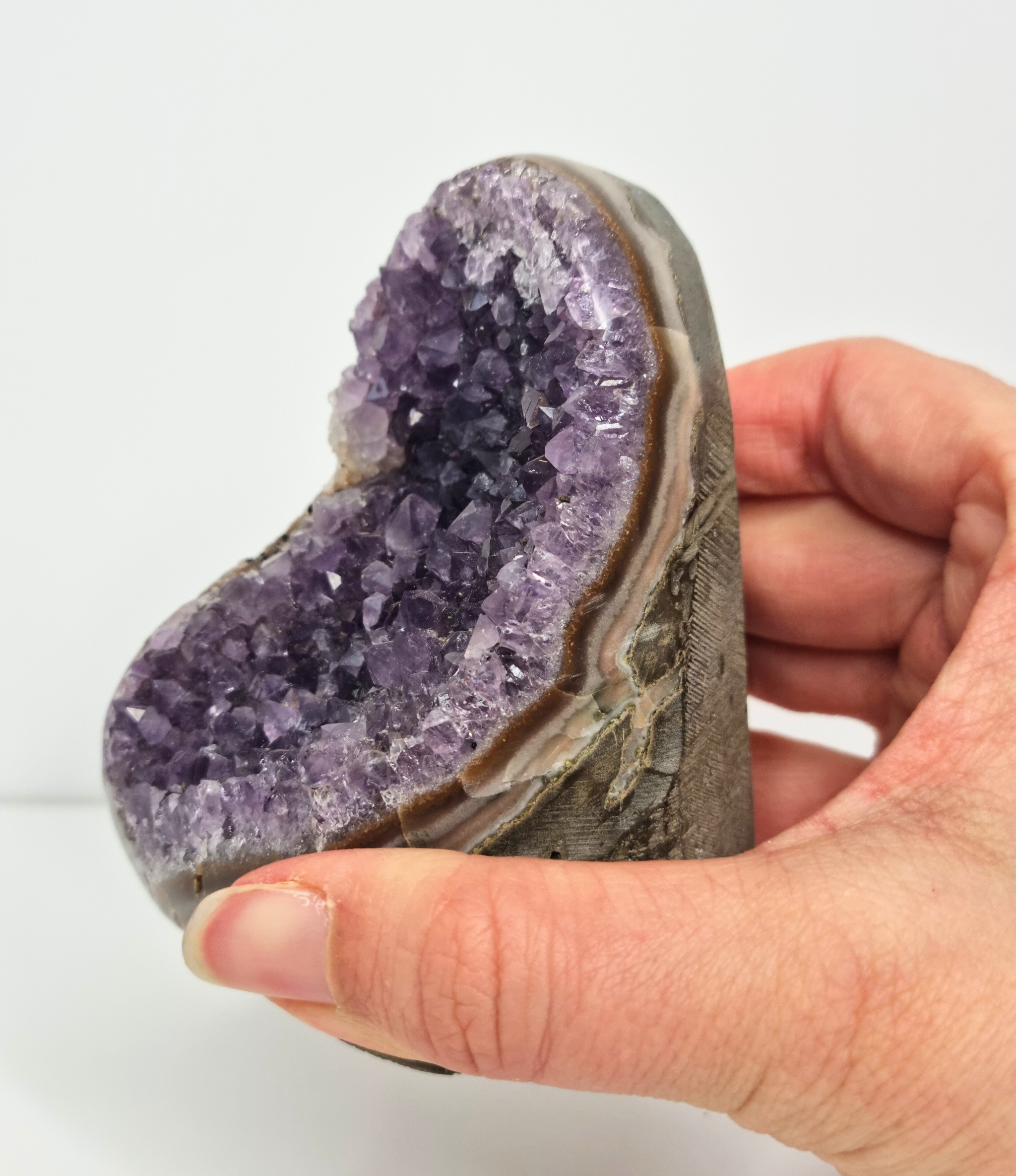 Amethist op standvlak