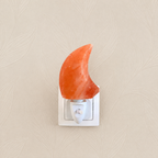 Petite lampe en sel de l'Himalaya lune - orange