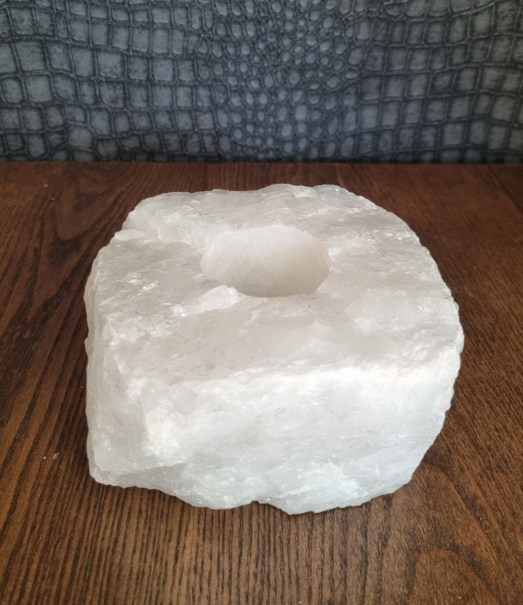 Bergkristal waxinelichthouder Nr. 12