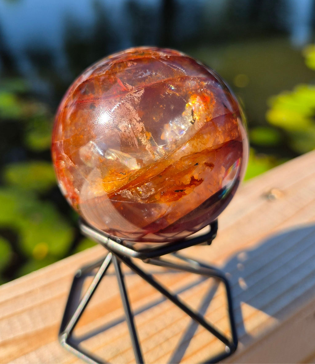 Red healer (hematoid quartz) tower