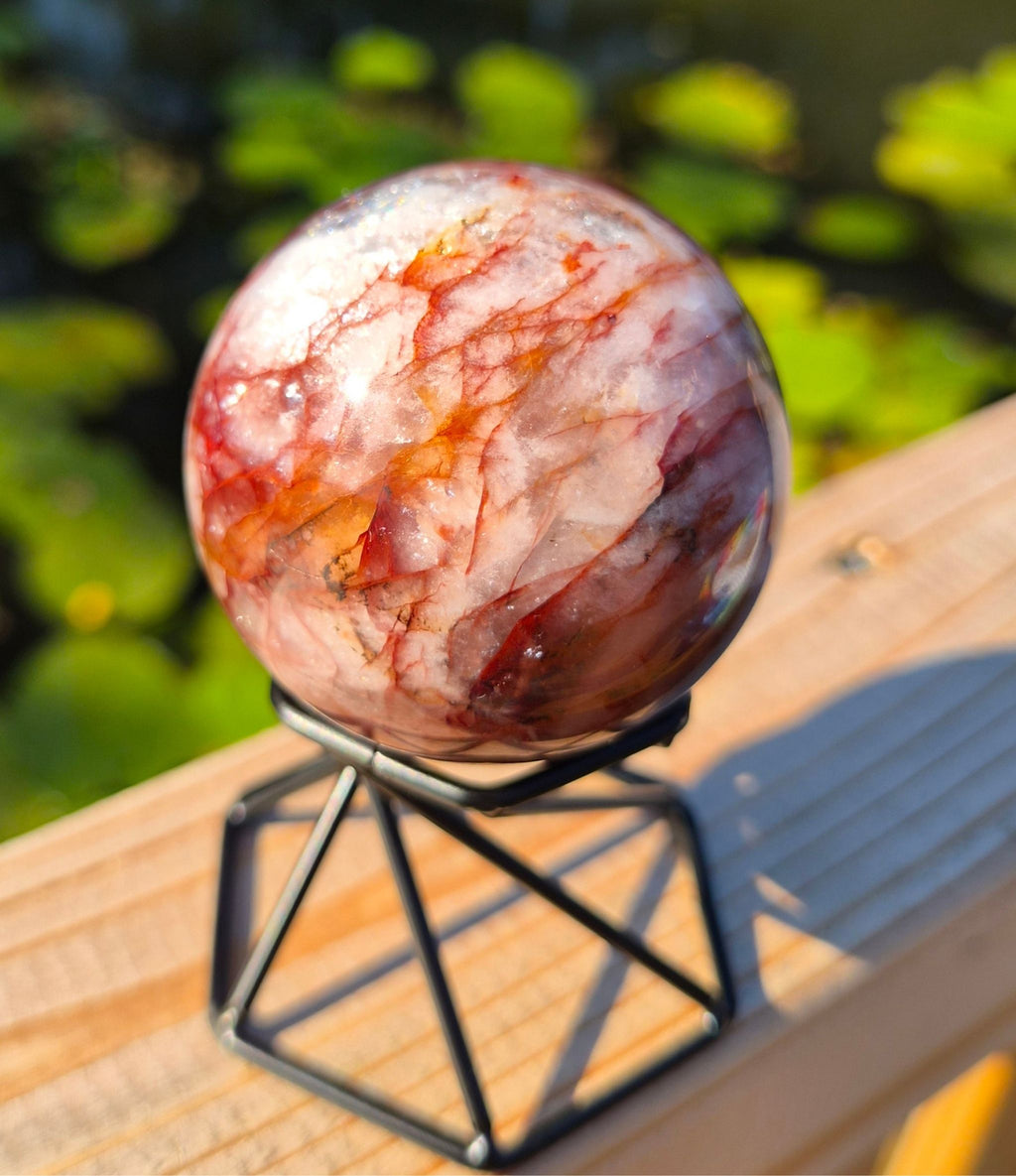 Red healer (hematoid quartz) tower
