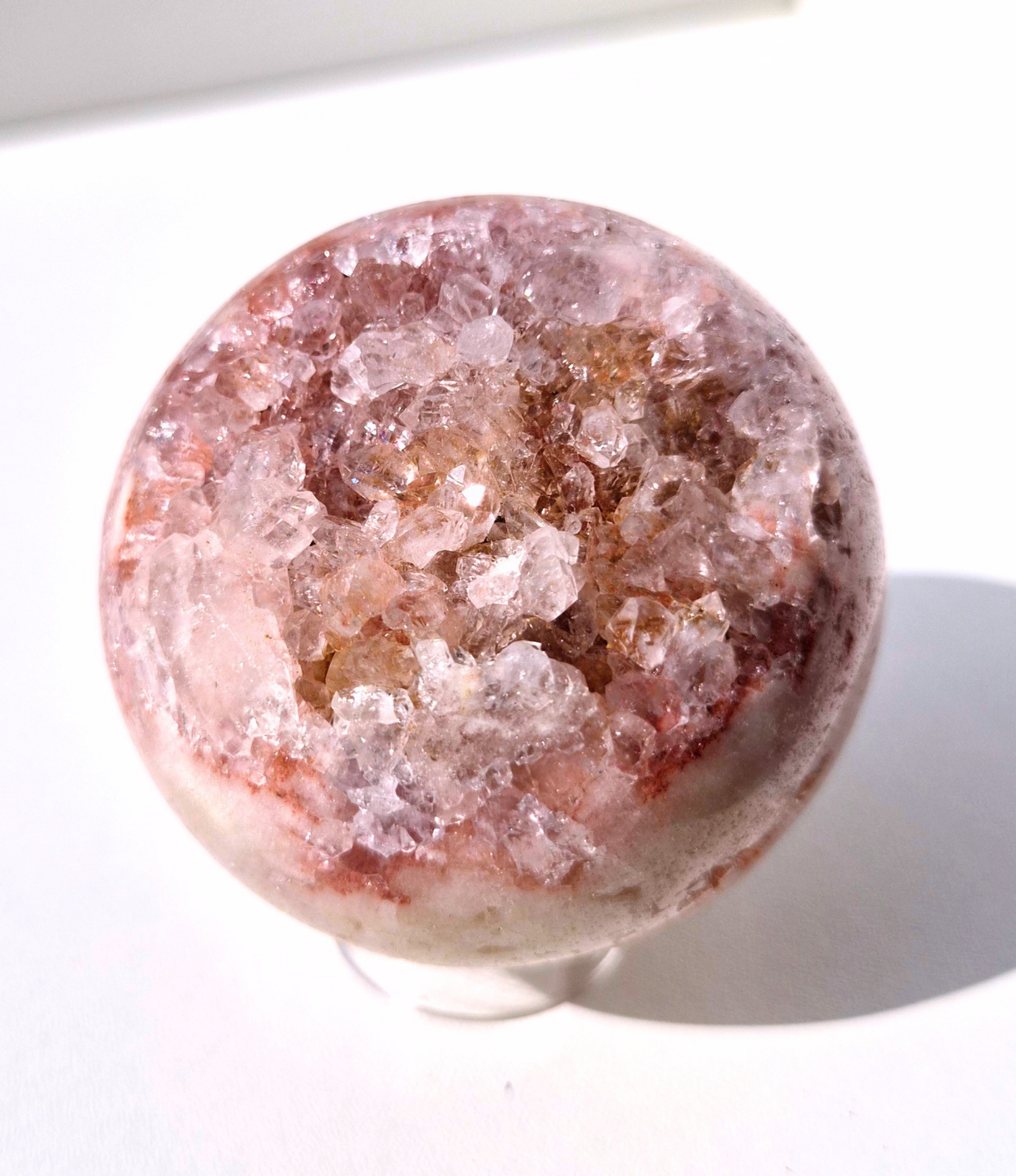Roze amethist bol
