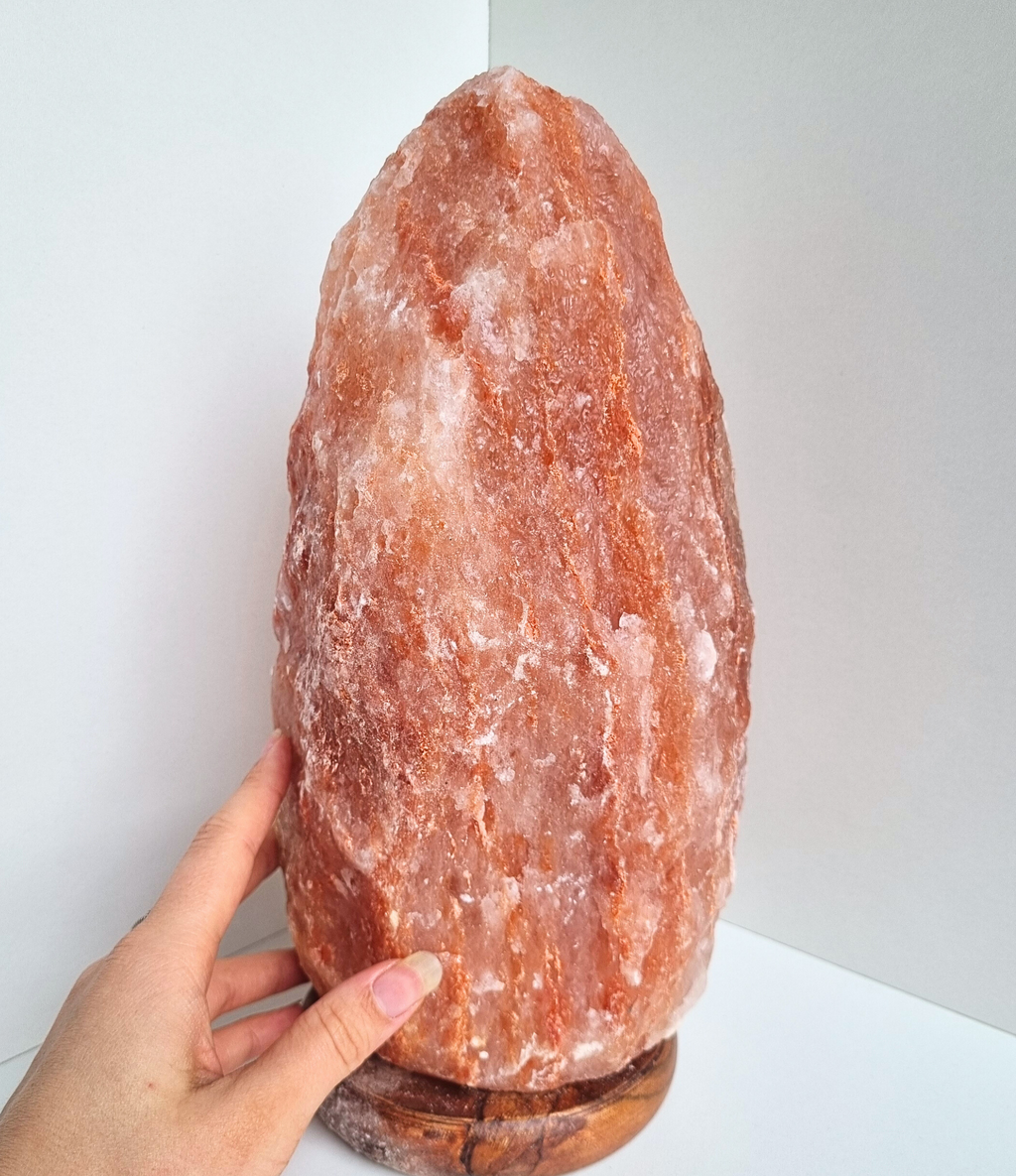 Oranje Himalaya zoutlamp