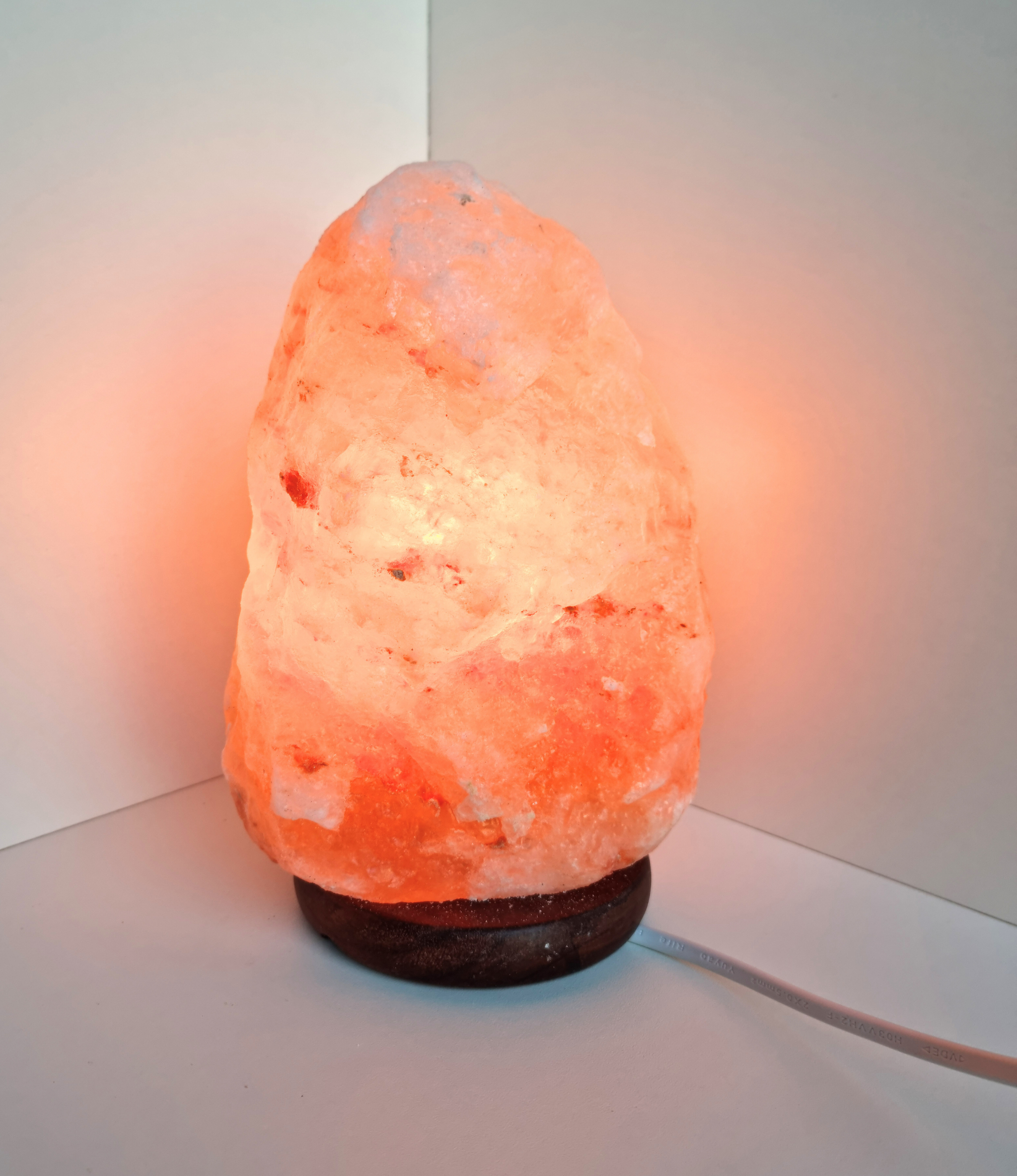 Oranje Himalaya zoutlamp