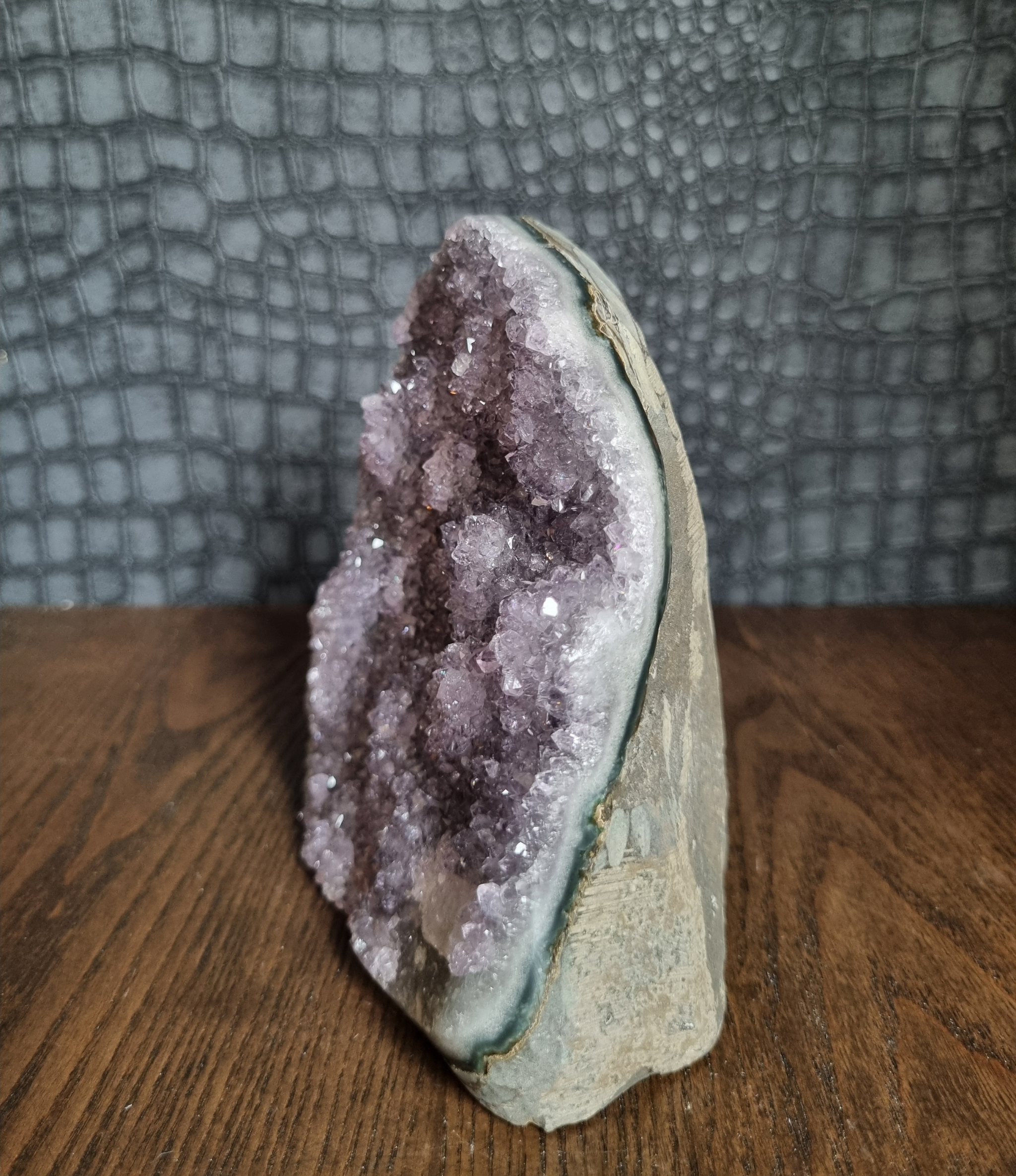 Amethist op standvlak