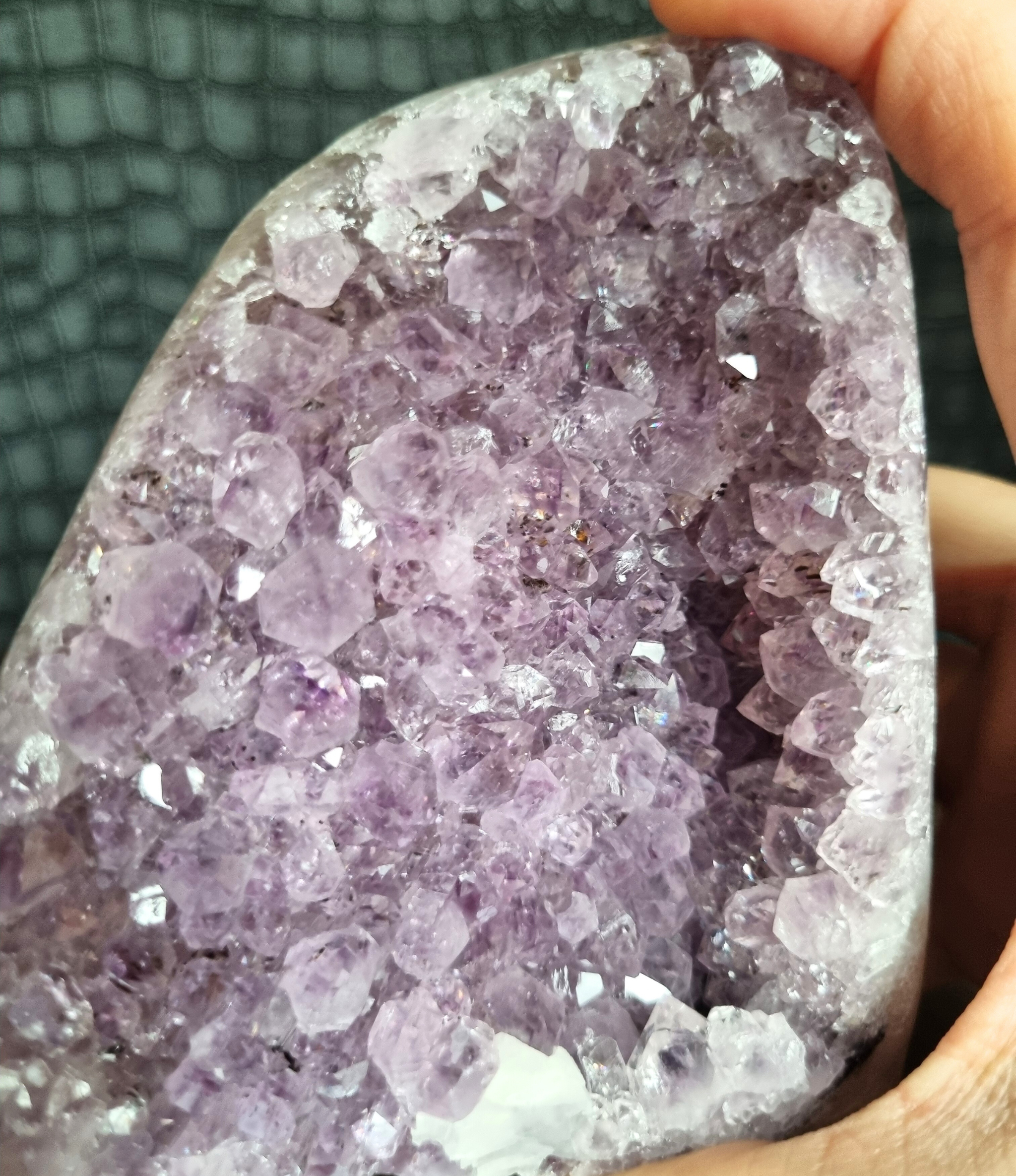 Amethist op standvlak