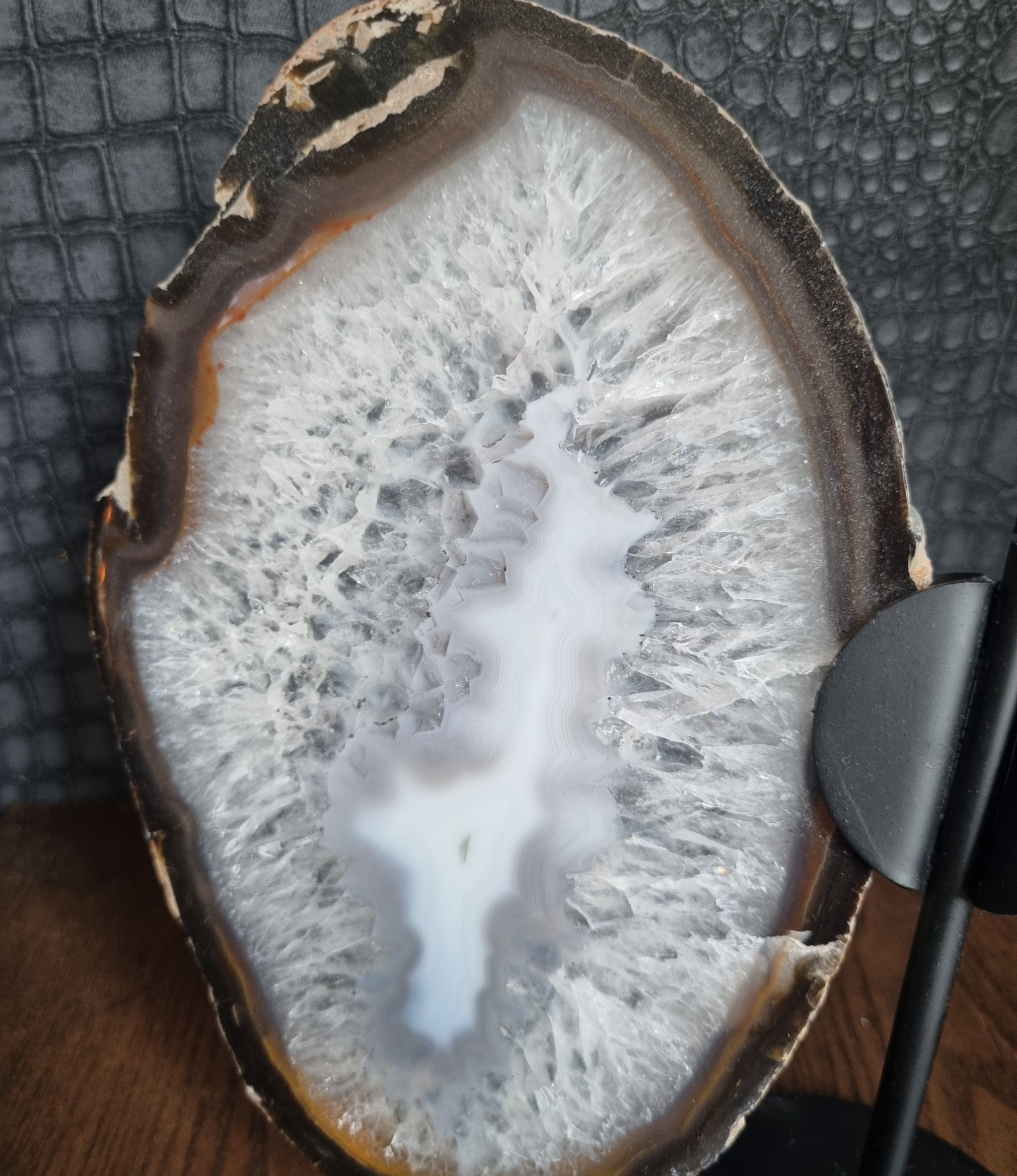 Agaat vlinder op standaard