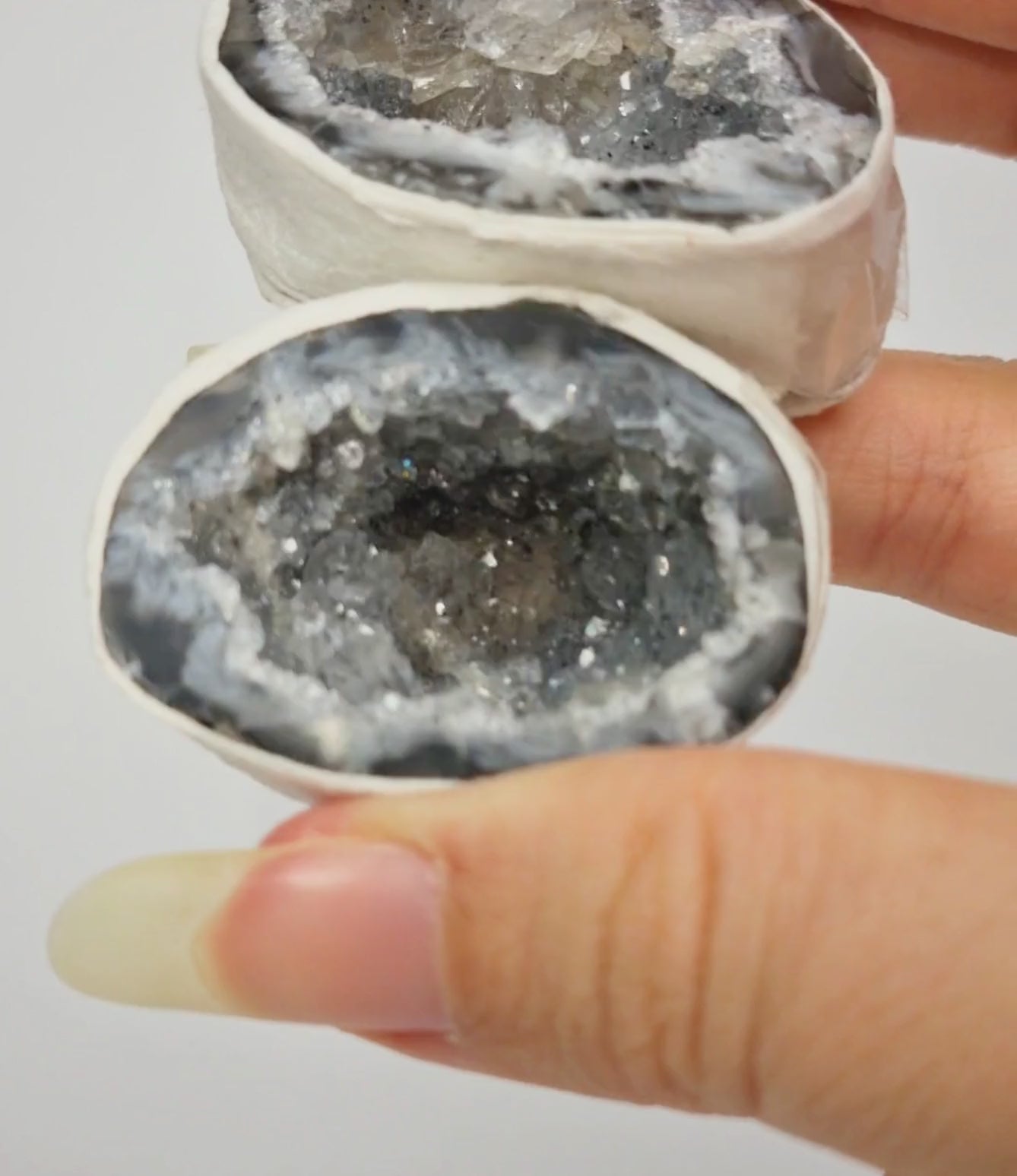 Agaat geode paartjes #8