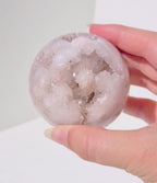 Pink amethyst sphere