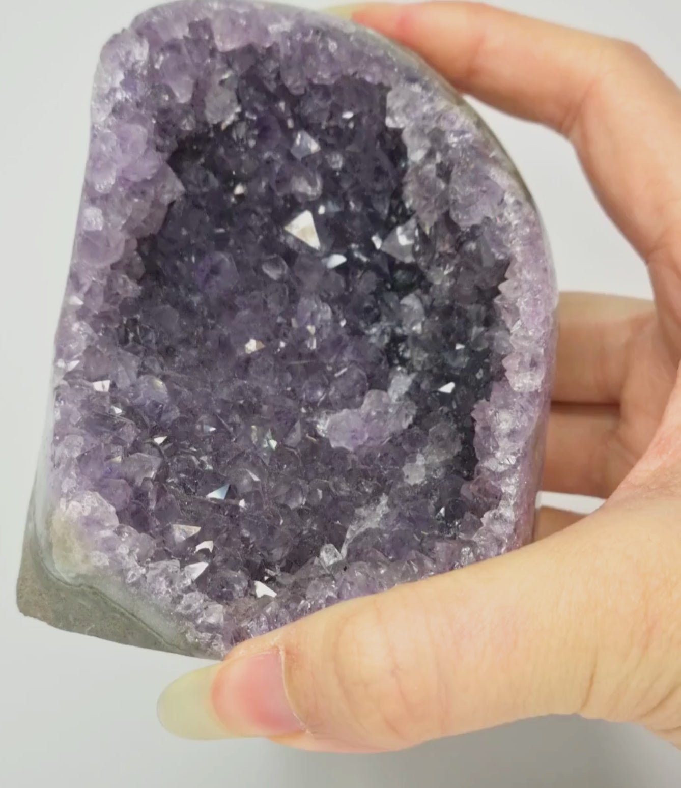 Amethist op standvlak