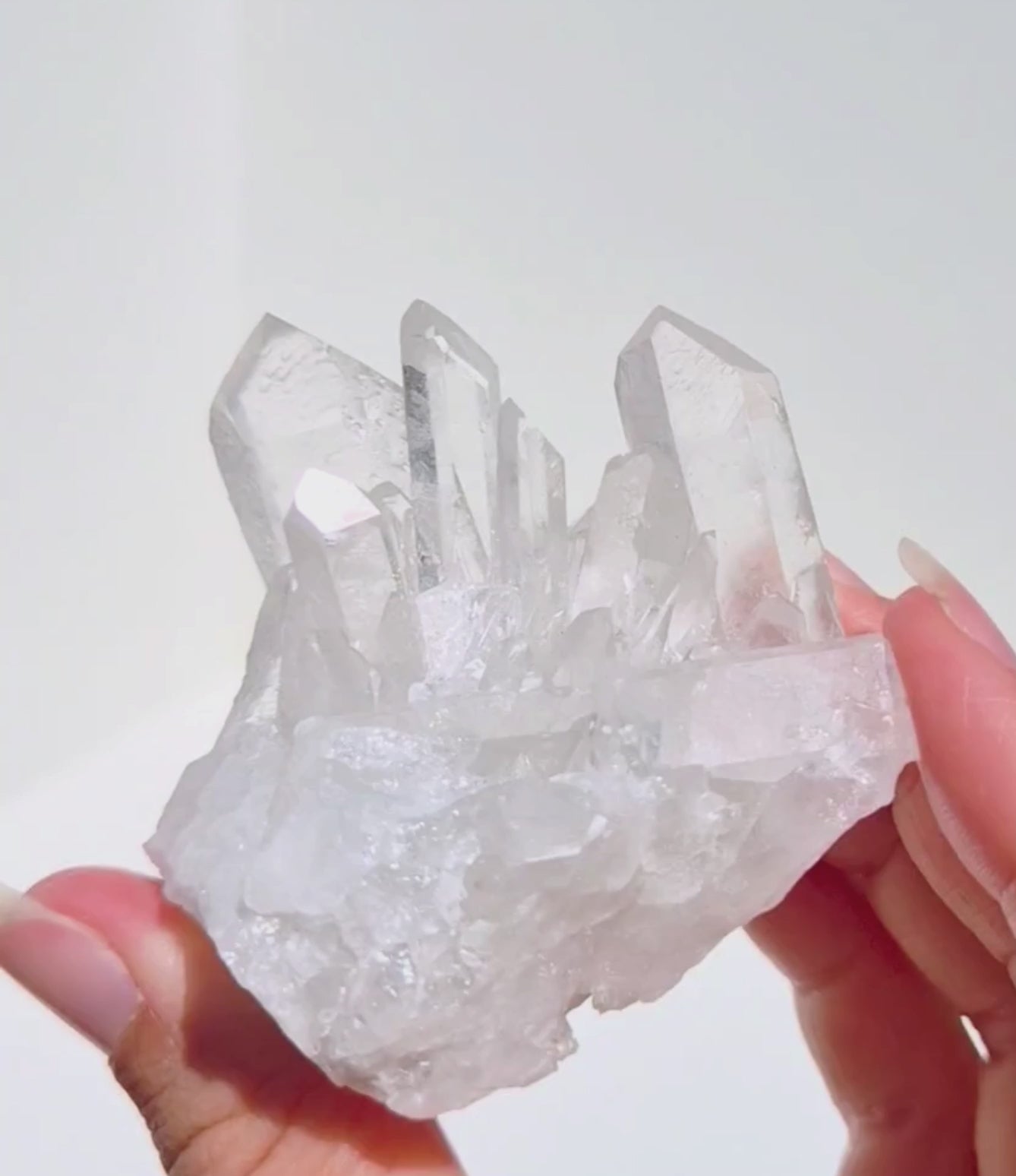 Bergkristal cluster