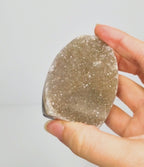 Amethist met agaat free form